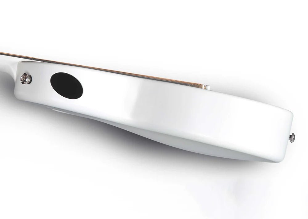 Enya NOVA GO/SP1 White Nova Go Carbo fibre electro guitar with Bluetooth - Richards Guitars Of Stratford Upon Avon