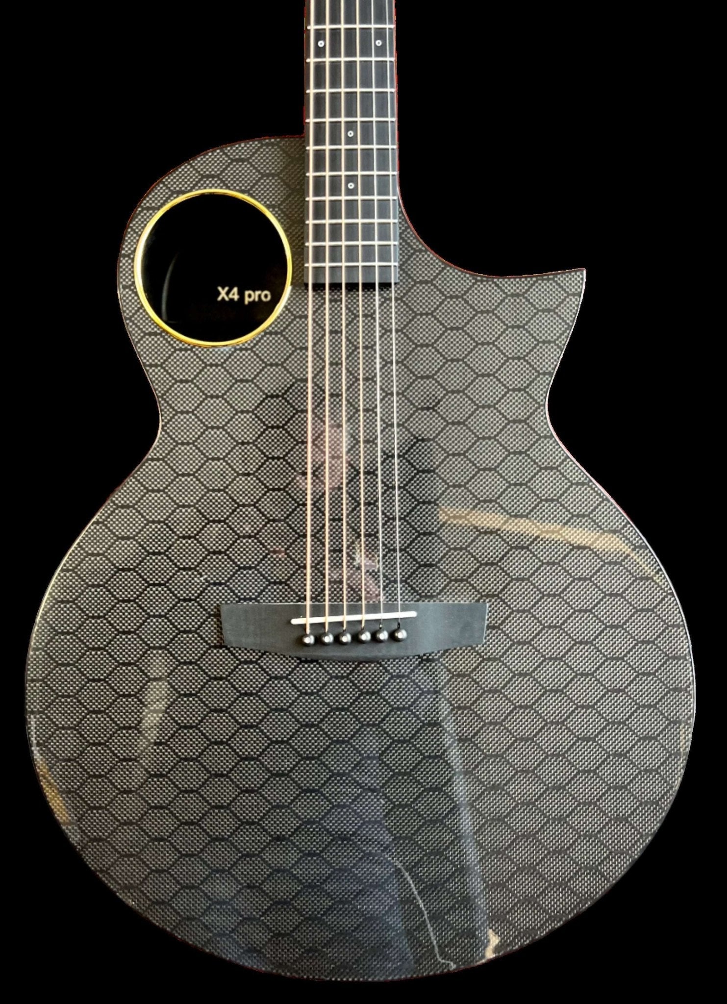 Enya X4 PRO Carbon Fibre Electro - Acoustic Travel Guitar - Richards Guitars Of Stratford Upon Avon