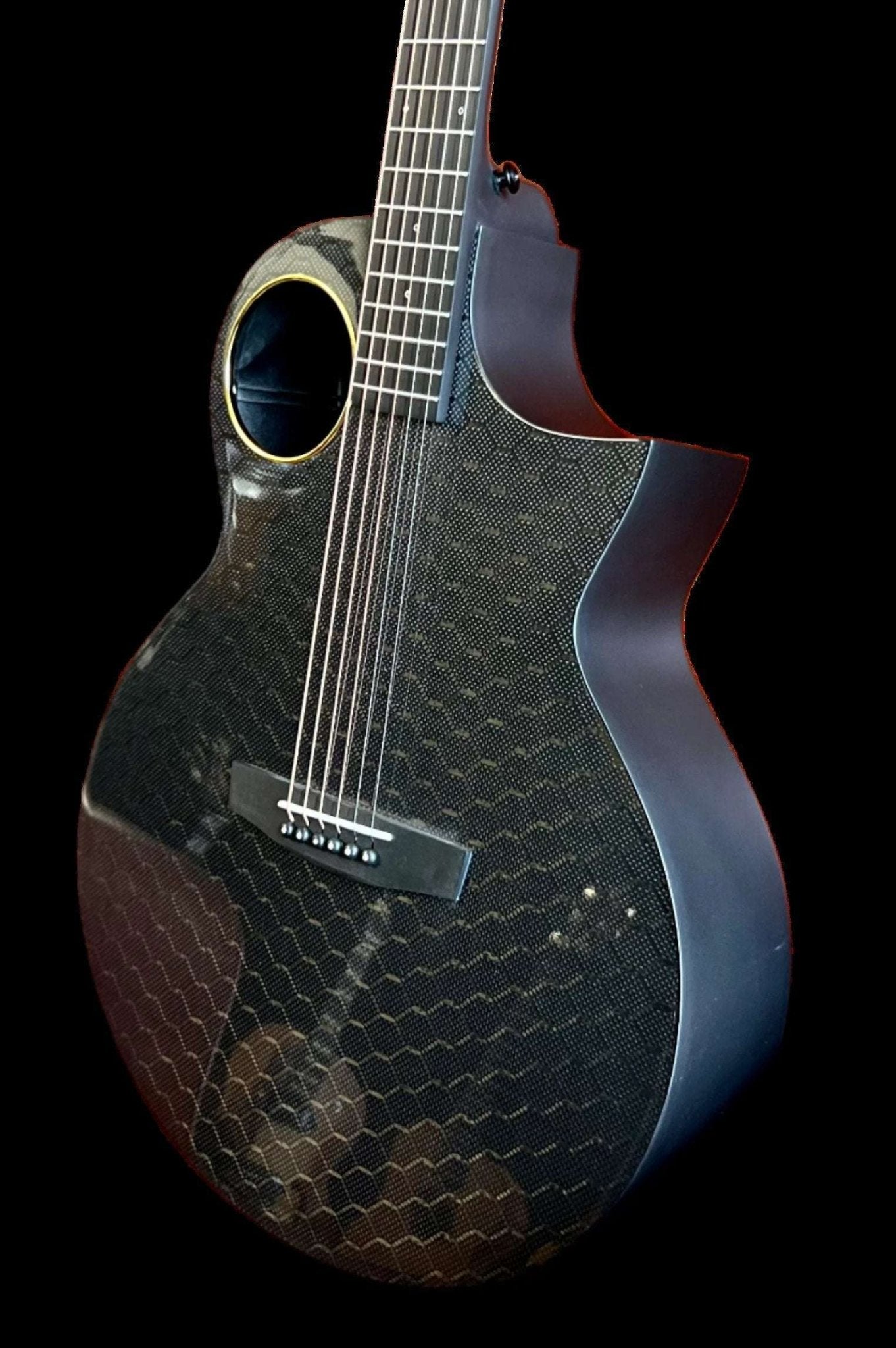 Enya X4 PRO Carbon Fibre Electro - Acoustic Travel Guitar - Richards Guitars Of Stratford Upon Avon