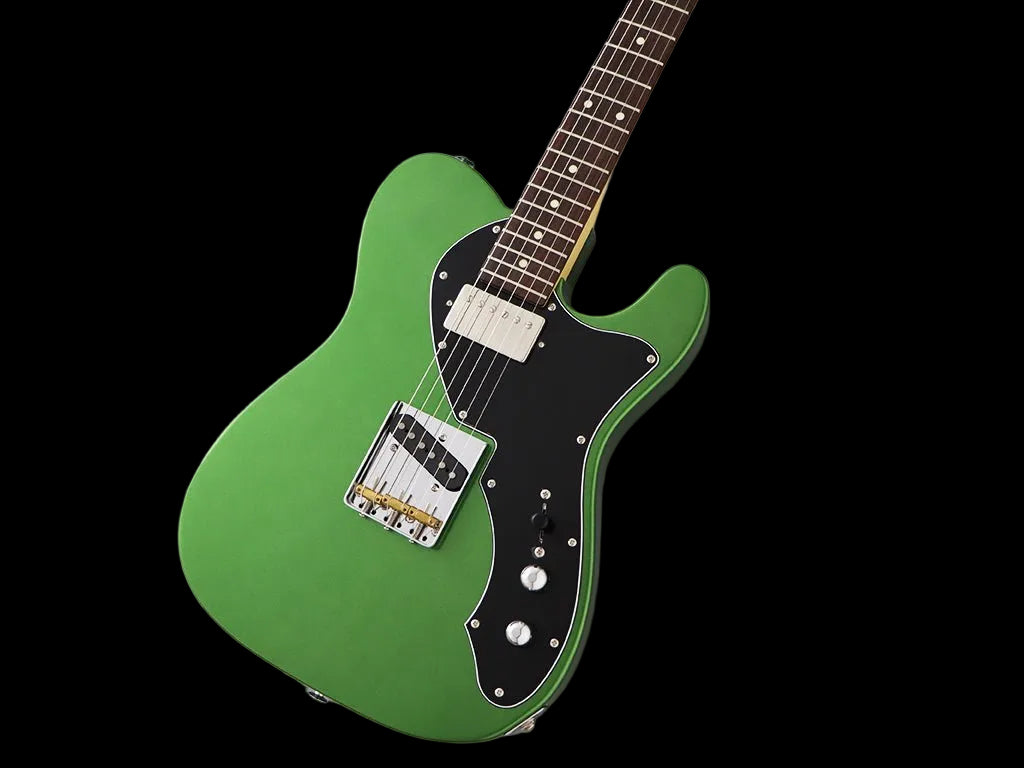 FGN Boundary BTL - HS, Hyla Green Metallic Electric Guitar - Richards Guitars Of Stratford Upon Avon