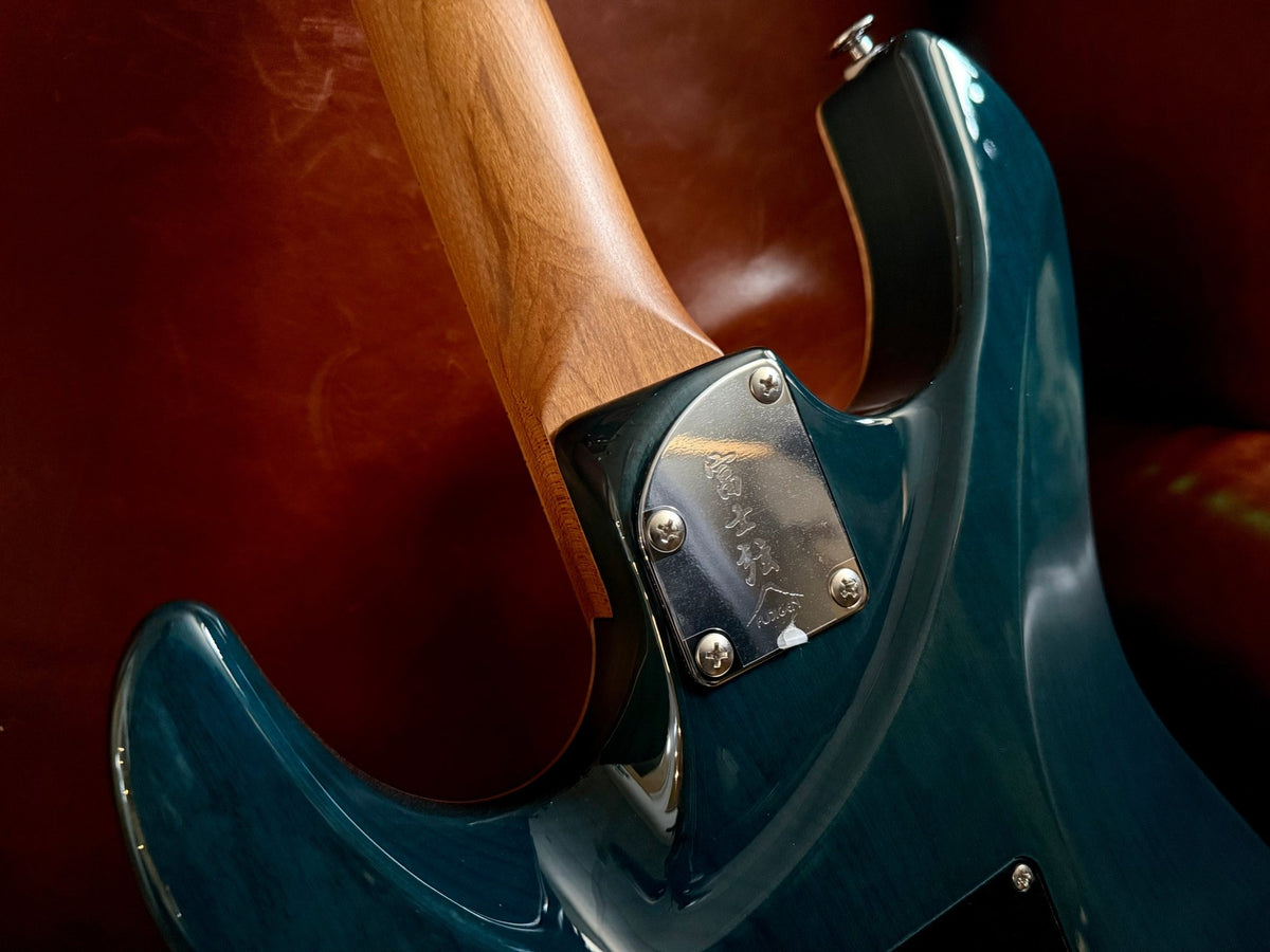 FGN Expert Odyssey, Emerald Ocean Burst Electric Guitar - Richards Guitars Of Stratford Upon Avon