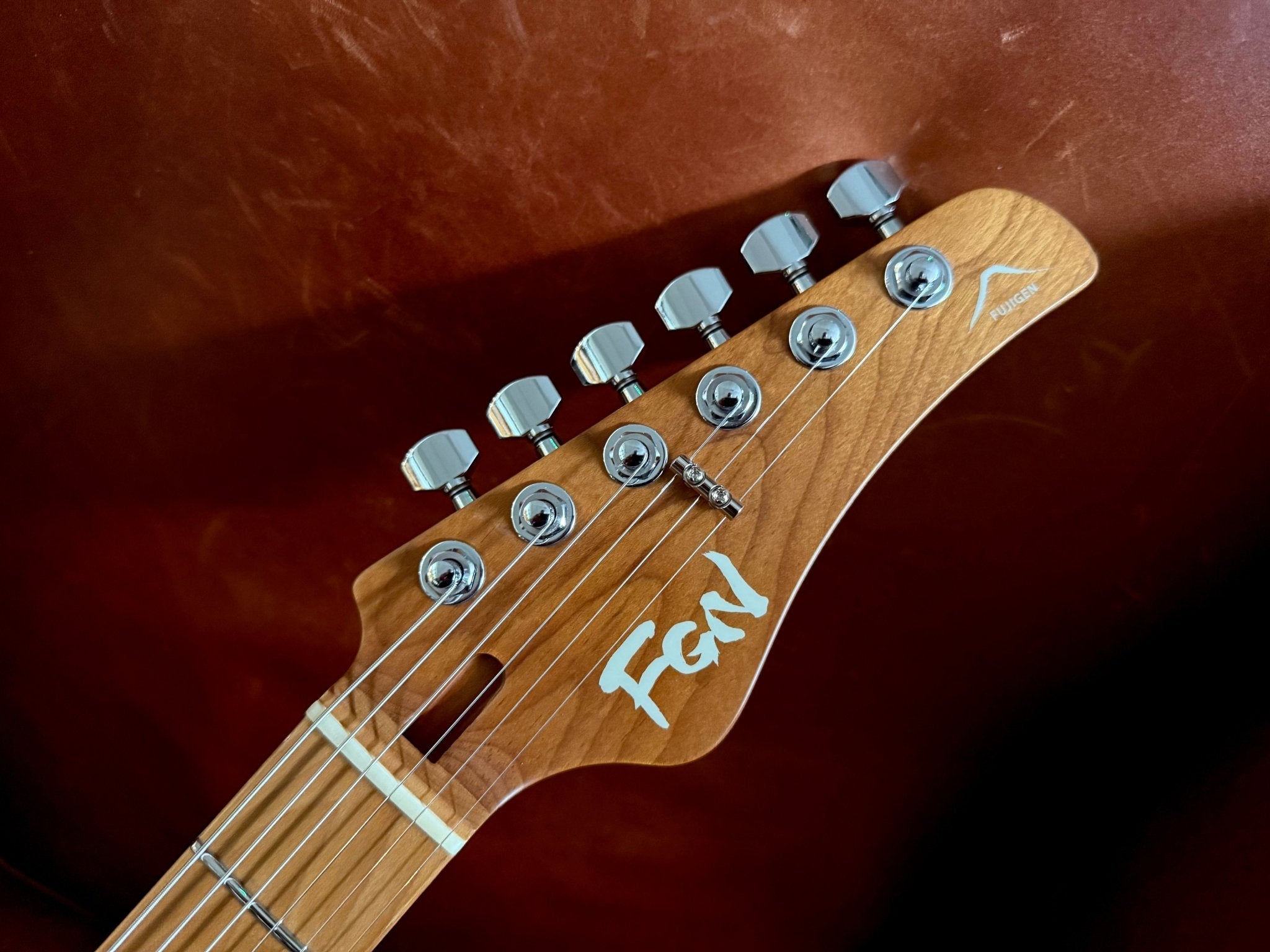 FGN Expert Odyssey, Emerald Ocean Burst Electric Guitar - Richards Guitars Of Stratford Upon Avon