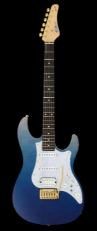 FGN Expert Odyssey EOSNBG, Navy Blue Gradation With Hard Case - Richards Guitars Of Stratford Upon Avon