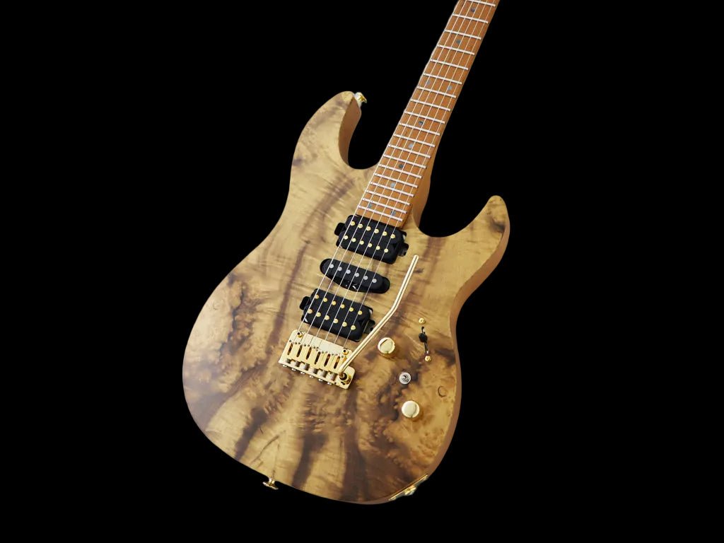 FGN Expert Odyssey, Natural Myrtle Electric Guitar - Richards Guitars Of Stratford Upon Avon