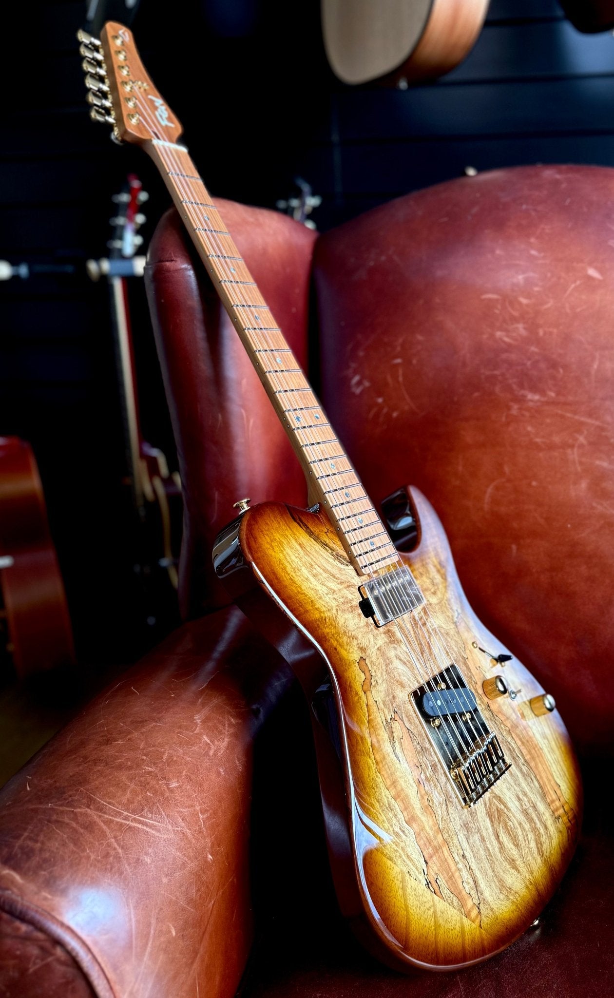 FGN Guitars Expert Iliad HCB Hojicha Burst - Richards Guitars Of Stratford Upon Avon