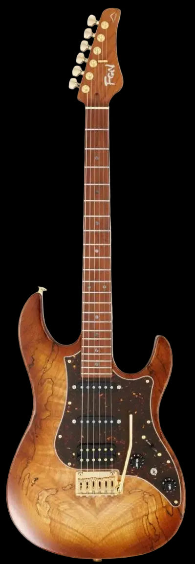 FGN Guitars Expert Odyssey HCB Hojicha Burst - Richards Guitars Of Stratford Upon Avon