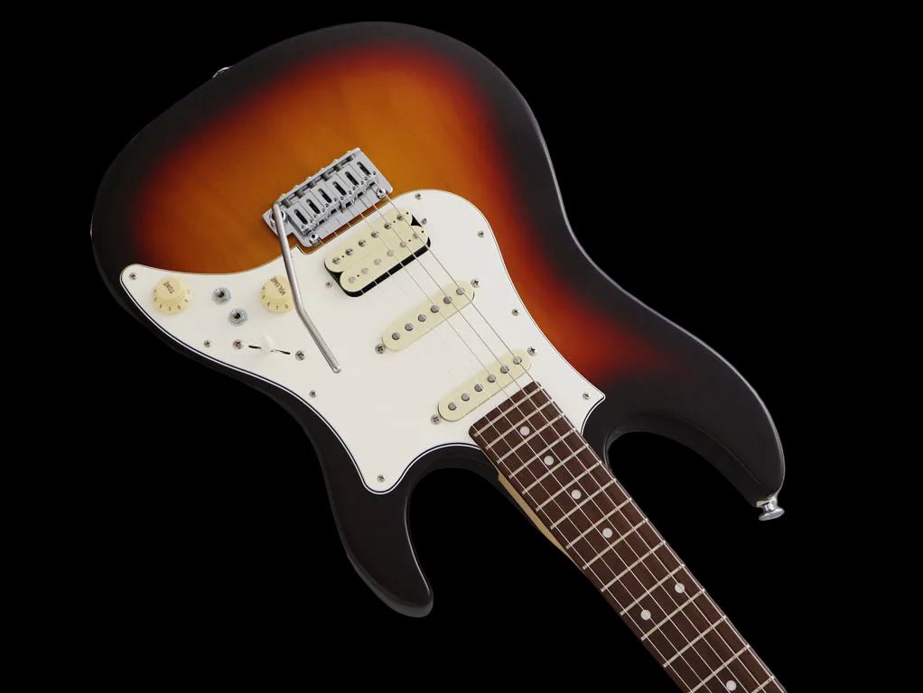 FGN Guitars Expert Odyssey, Vintage Sunburst Electric Guitar - Richards Guitars Of Stratford Upon Avon