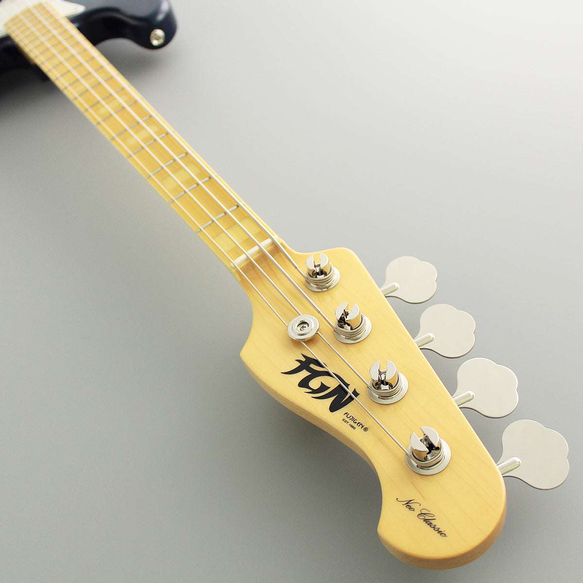FGN Guitars Neoclassic JB 100M Ash See Thru Blue Burst - Richards Guitars Of Stratford Upon Avon