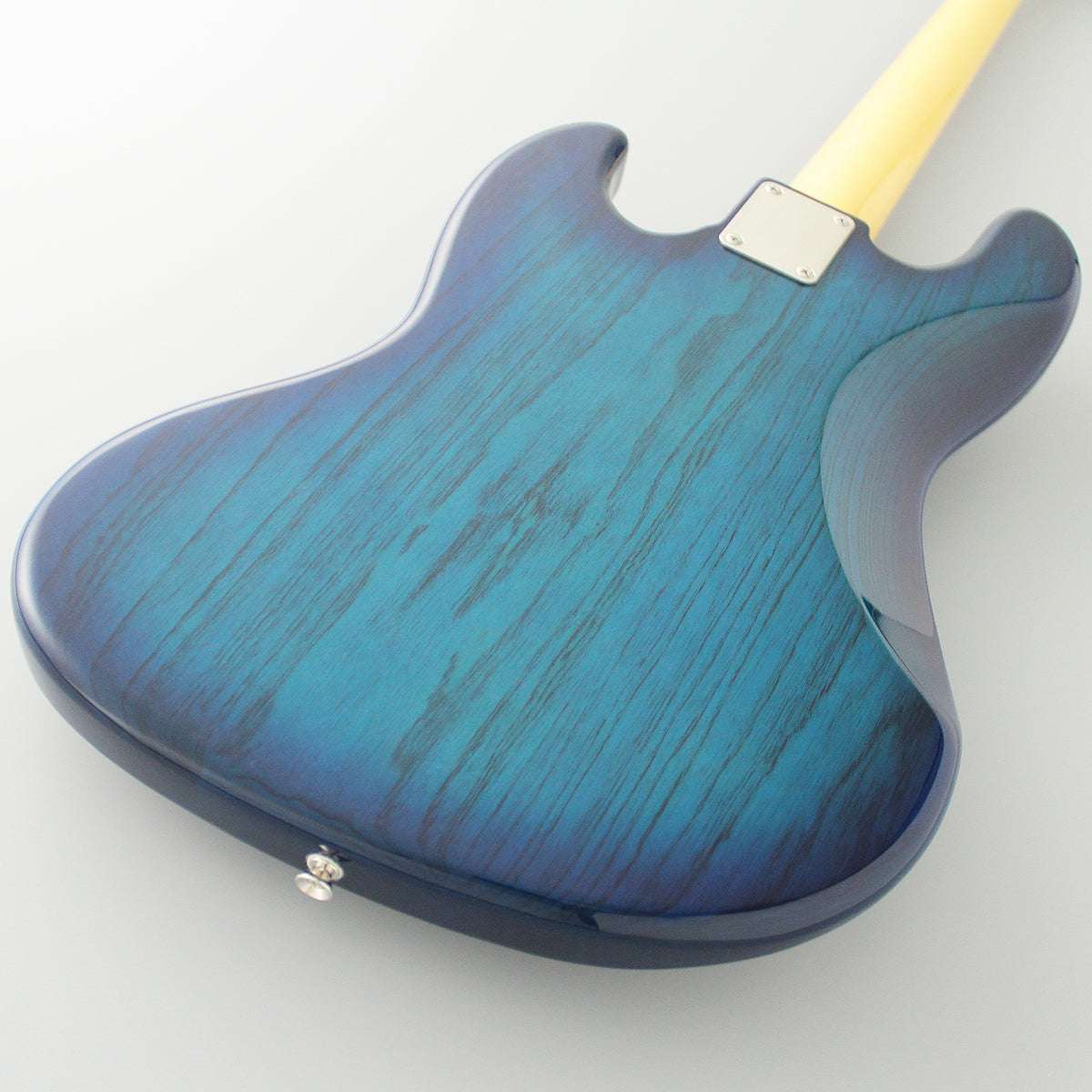 FGN Guitars Neoclassic JB 100M Ash See Thru Blue Burst - Richards Guitars Of Stratford Upon Avon