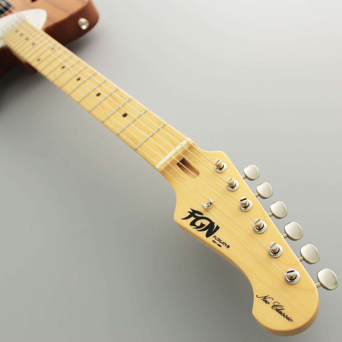 FGN Guitars Neoclassic TE 210R Ash HS 2 Tone Sunburst - Richards Guitars Of Stratford Upon Avon