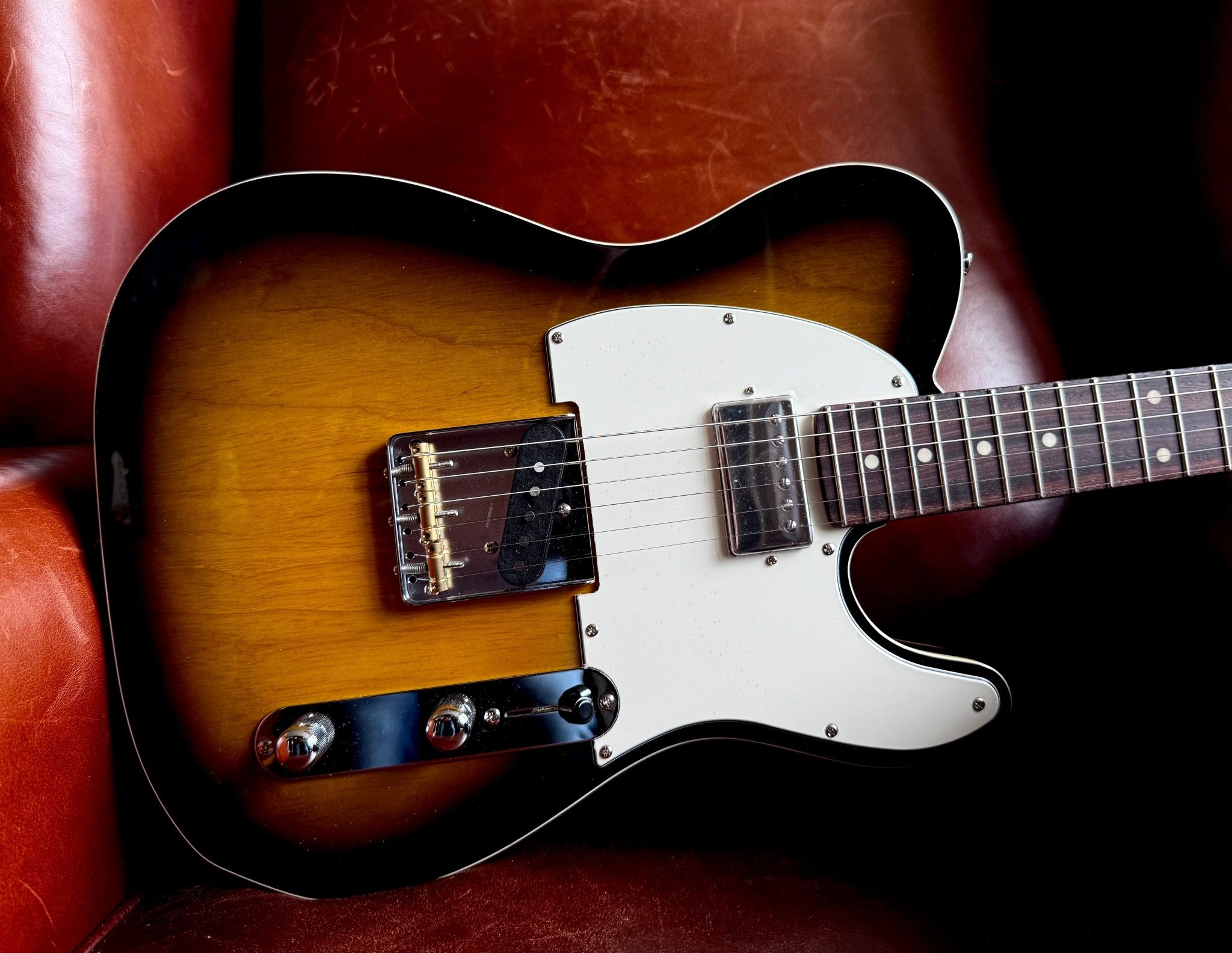 FGN Guitars Neoclassic TE 210R Ash HS 2 Tone Sunburst - Richards Guitars Of Stratford Upon Avon