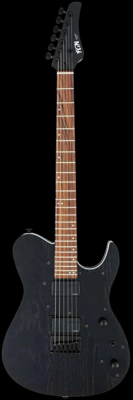 FGN J Standard Iliad, JIL2ASHDE664R Open Pore Black Electric Guitars - Richards Guitars Of Stratford Upon Avon