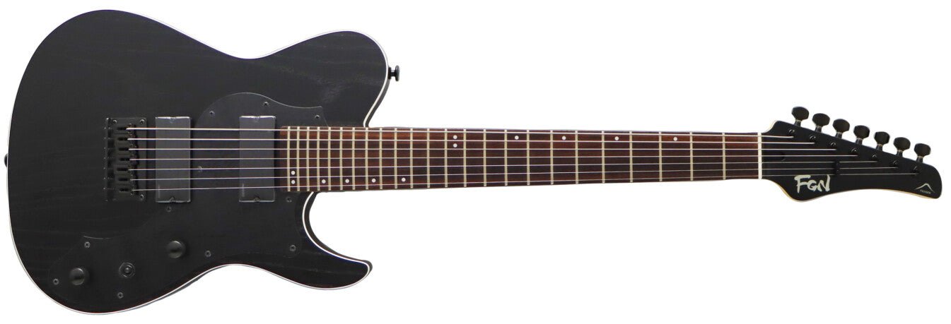 FGN J Standard Iliad, JIL73ASHDER Open Pore Black Electric Guitar - Richards Guitars Of Stratford Upon Avon