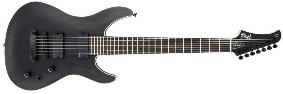 FGN J Standard Mythic JMY73ASHE - OPB, Open Pore Black With Gig Bag - Richards Guitars Of Stratford Upon Avon