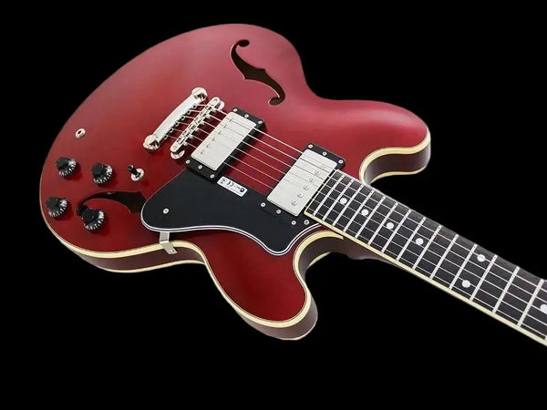 FGN Masterfield Electric Guitar Cherry CH MSAHP with Hard Case