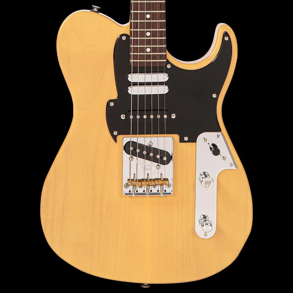 FRET KING COUNTRY SQUIRE MUSIC ROW - BUTTERSCOTCH (Includes Our £85 Pro Setup Free) - Richards Guitars Of Stratford Upon Avon