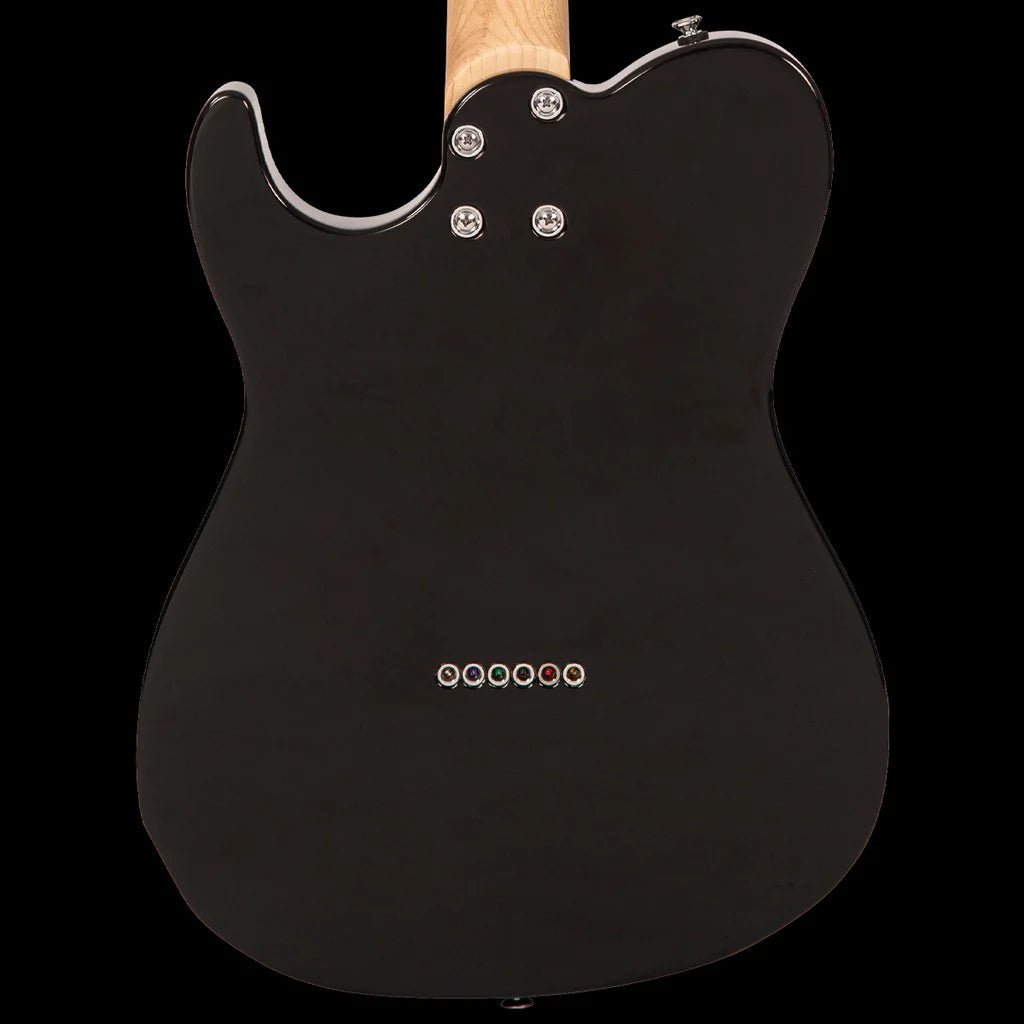 FRET KING COUNTRY SQUIRE MUSIC ROW - GLOSS BLACK (Includes Our £85 Pro Setup Free) - Richards Guitars Of Stratford Upon Avon