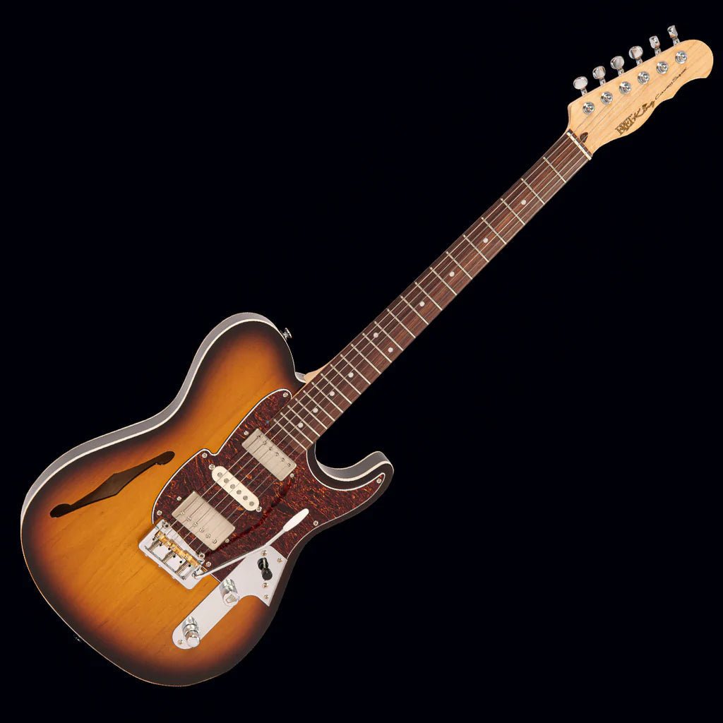 FRET KING COUNTRY SQUIRE SEMITONE DELUXE - ORIGINAL CLASSIC BURST (Includes Our £85 Pro Setup Free) - Richards Guitars Of Stratford Upon Avon