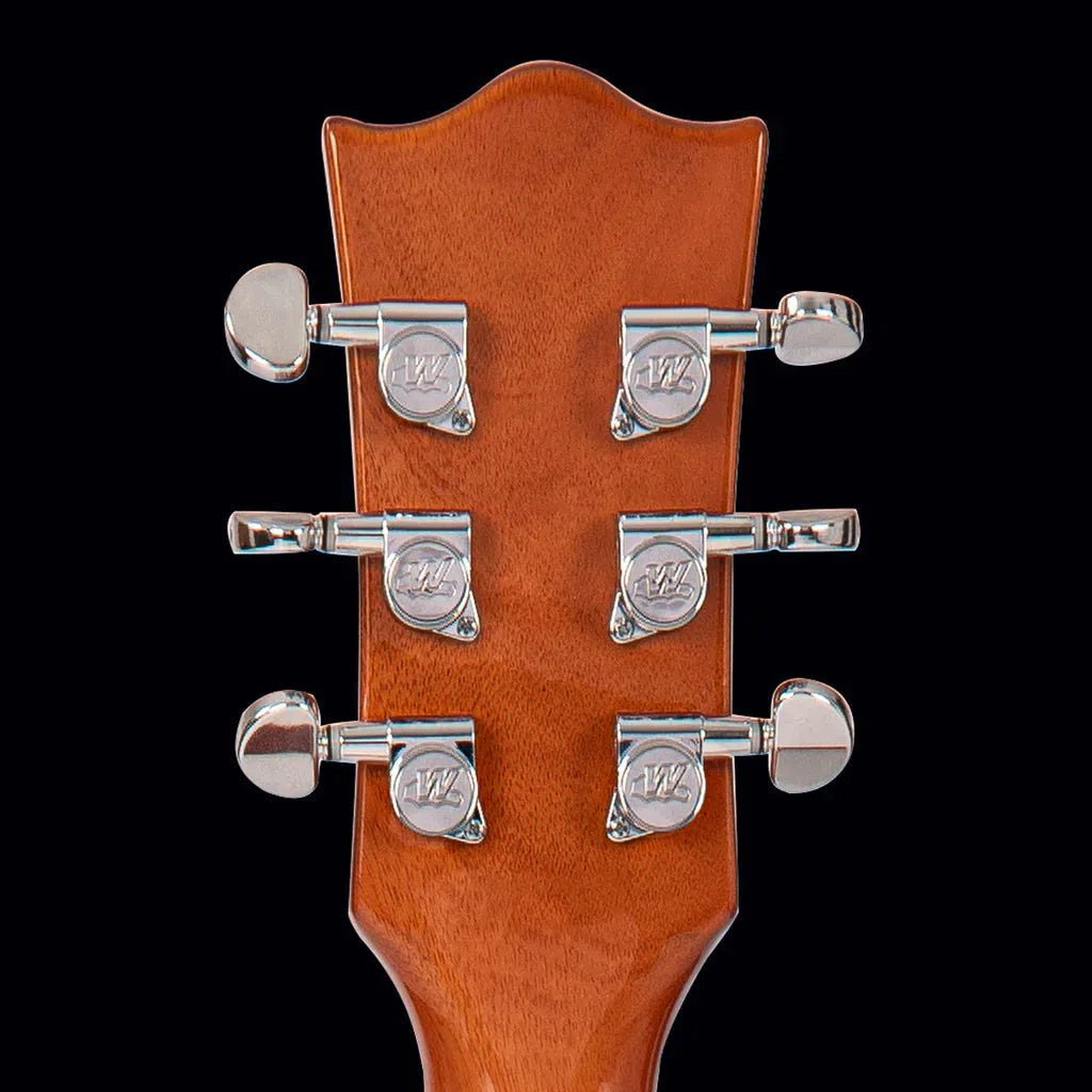 FRET KING ECLAT STANDARD GUITAR - NATURAL MAHOGANY (Includes Our £85 Pro Setup Free) - Richards Guitars Of Stratford Upon Avon