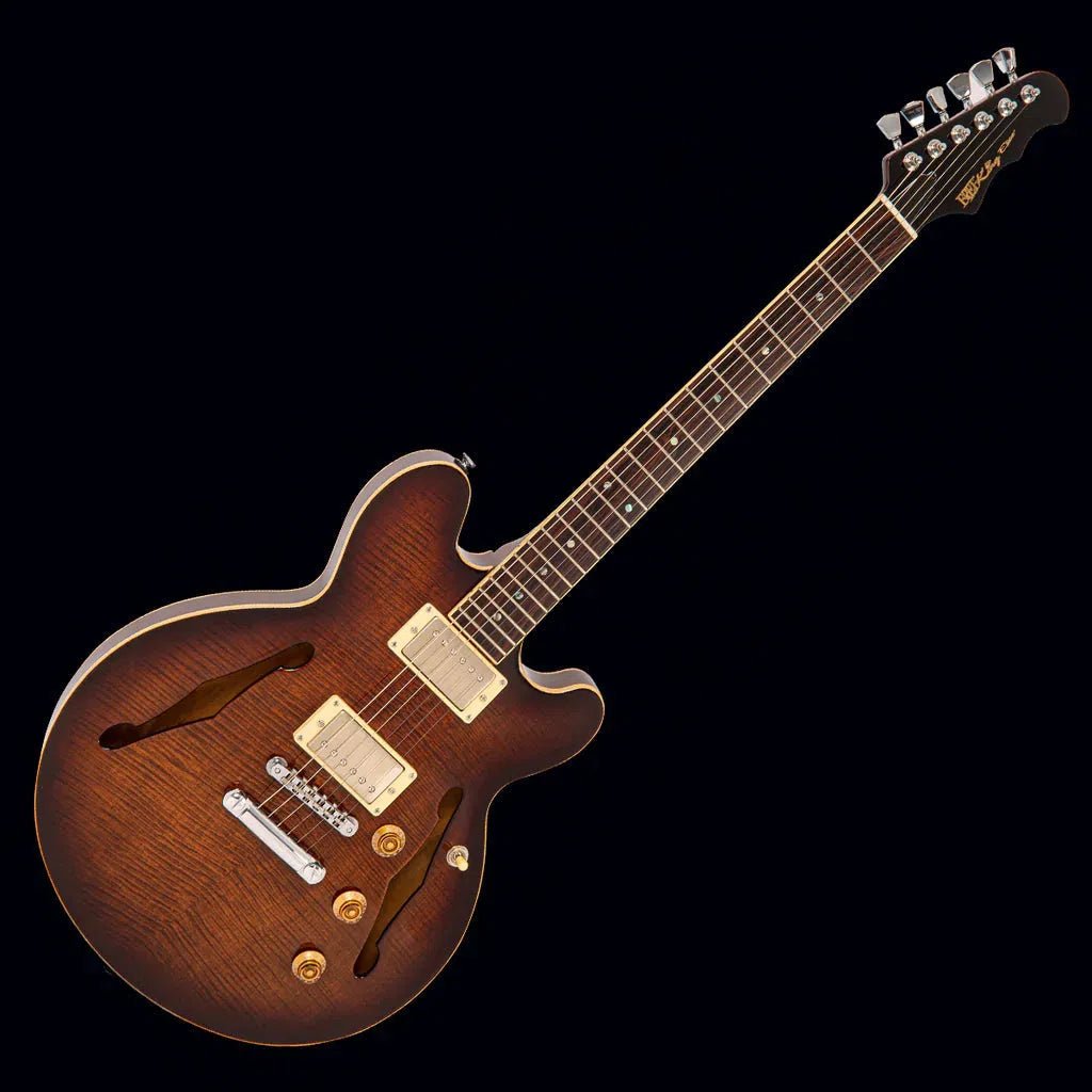 FRET KING ELISE CUSTOM - WALNUT (Includes Our £85 Pro Setup Free) - Richards Guitars Of Stratford Upon Avon