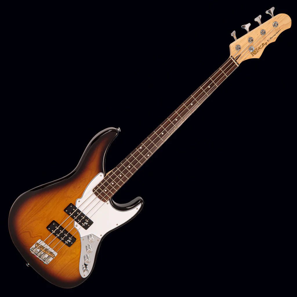 FRET KING PERCEPTION CUSTOM 4 STRING BASS - ORIGINAL CLASSIC BURST (Includes Our £85 Pro Setup Free) - Richards Guitars Of Stratford Upon Avon