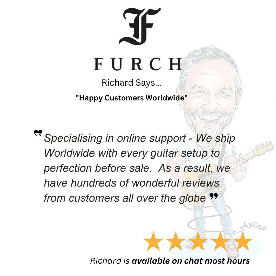 Furch Blue D - MM Left Handed Dreadnought Acoustic Guitar (2025 CNR Active Upgrade Model) - Richards Guitars Of Stratford Upon Avon