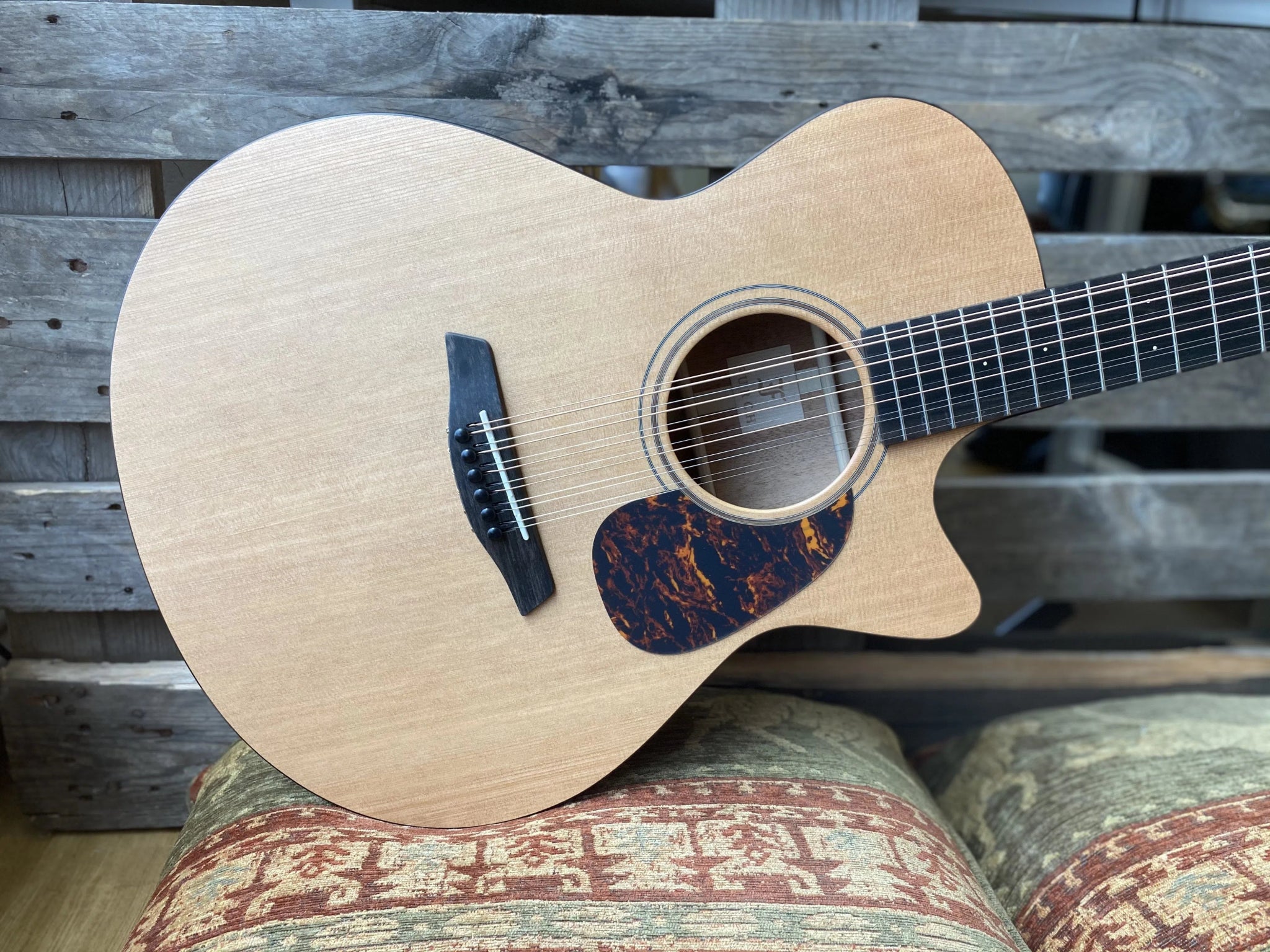 Furch Blue Gc CM 12 String (Fomerly G CMC (Grand Auditorium / Cedar / Mahogany / Cutaway) Acoustic Guitar)) (2025 CNR Active Upgrade Model) - Richards Guitars Of Stratford Upon Avon