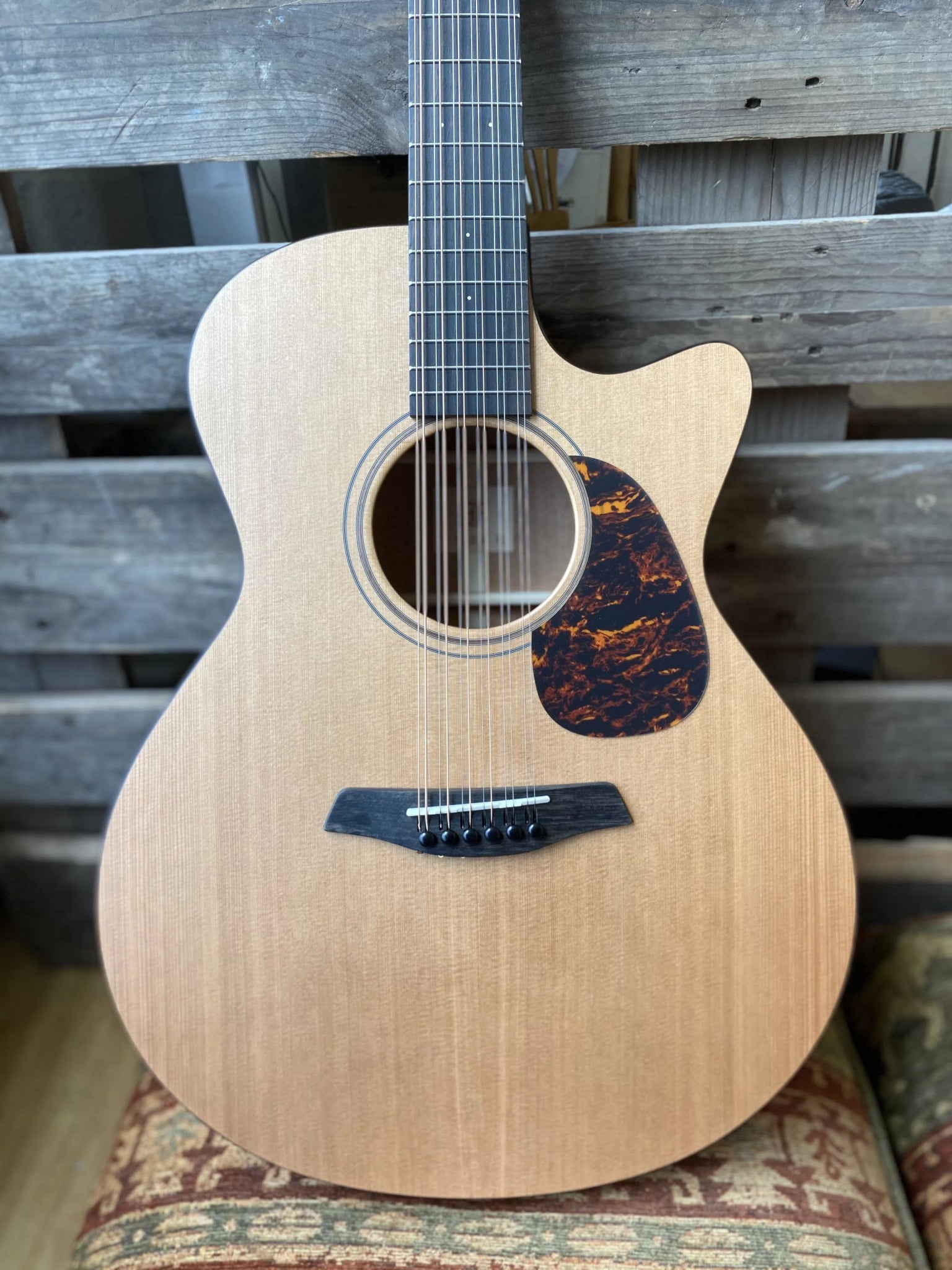 Furch Blue Gc CM 12 String (Fomerly G CMC (Grand Auditorium / Cedar / Mahogany / Cutaway) Acoustic Guitar)) (2025 CNR Active Upgrade Model) - Richards Guitars Of Stratford Upon Avon