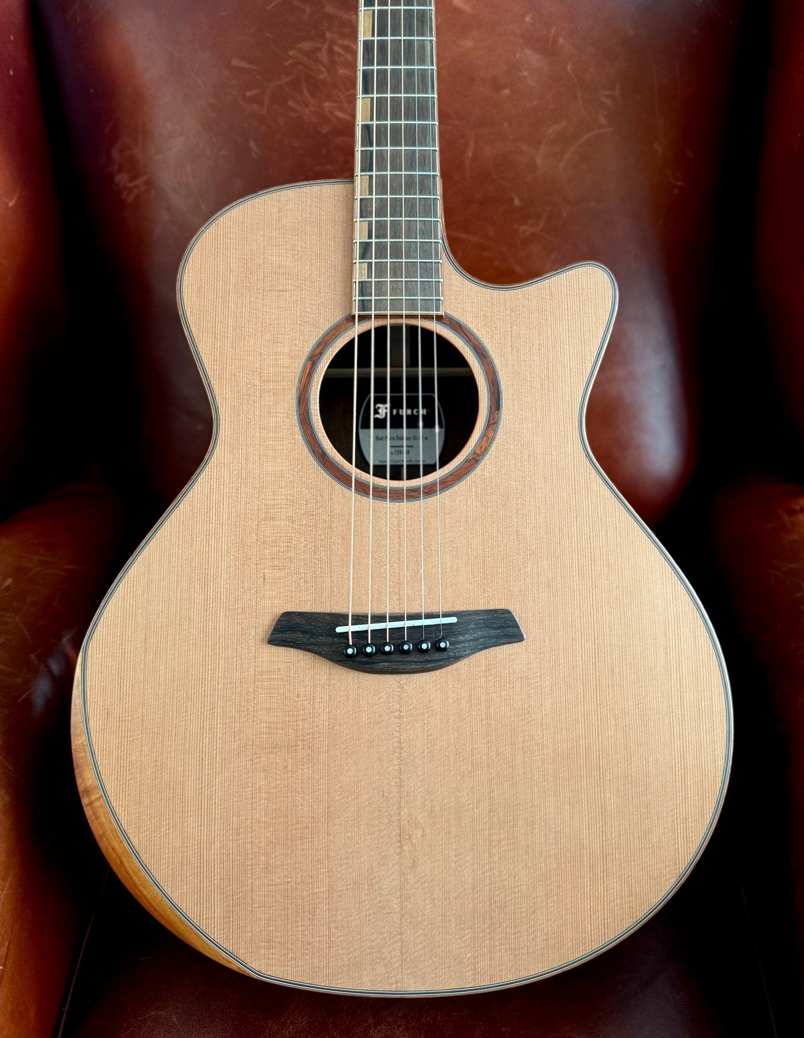 Furch Red Pure Deluxe Limited Run Malaysian Blackwood With Alpine Solid Cedar Top (2026 CNR Active Upgrade Model) - Richards Guitars Of Stratford Upon Avon
