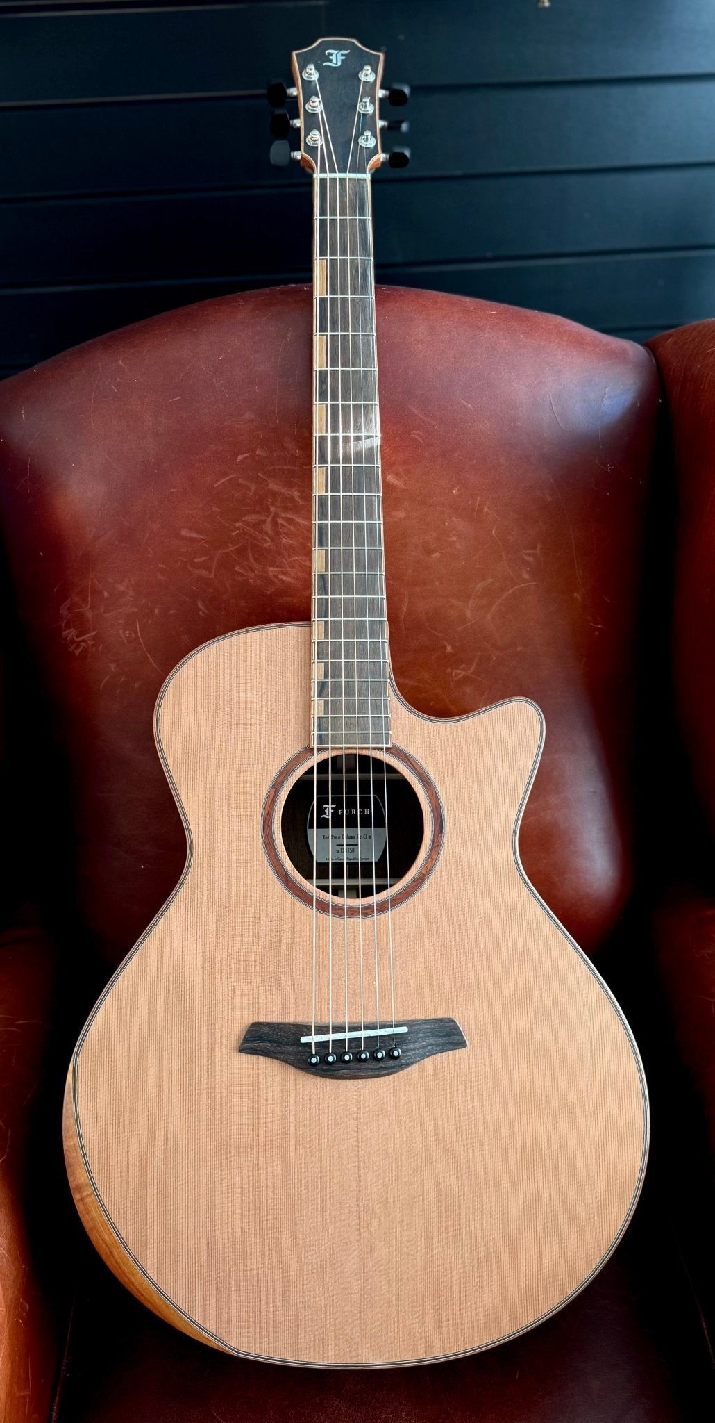 Furch Red Pure Deluxe Limited Run Malaysian Blackwood With Alpine Solid Cedar Top (2026 CNR Active Upgrade Model) - Richards Guitars Of Stratford Upon Avon