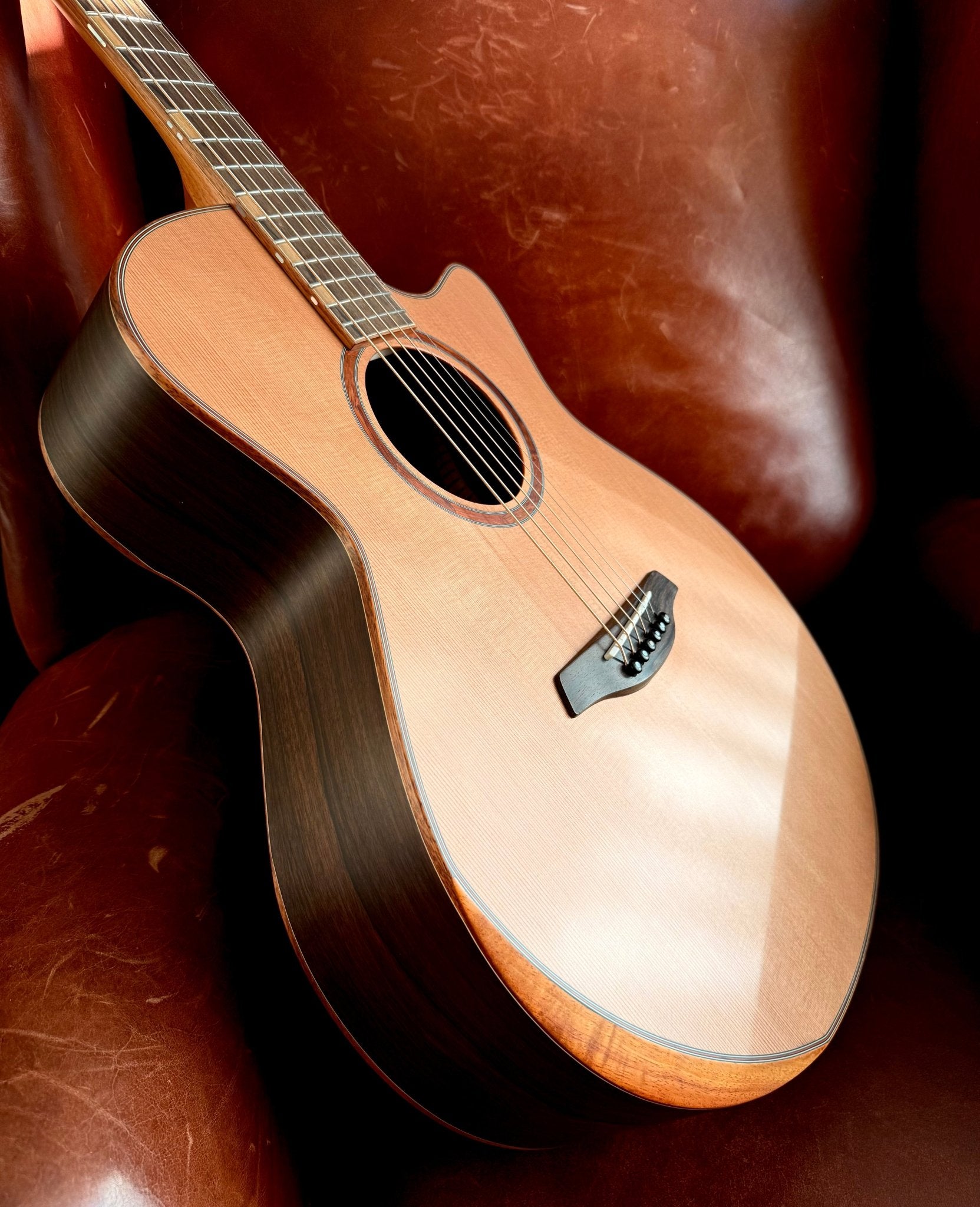 Furch Red Pure Deluxe Limited Run Malaysian Blackwood With Alpine Solid Cedar Top (2026 CNR Active Upgrade Model) - Richards Guitars Of Stratford Upon Avon