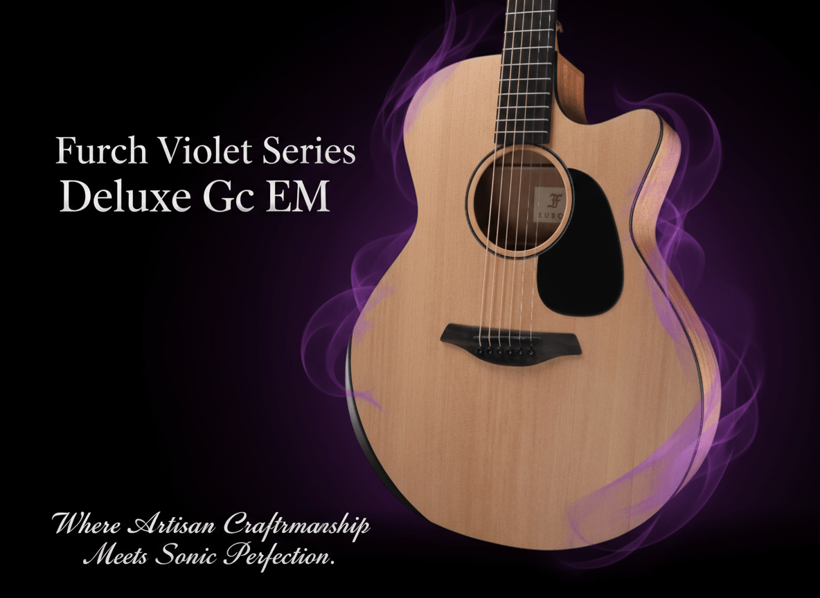 Furch Violet Deluxe Gc EM Engelmann Spruce Deluxe Acoustic Guitar (2025 CNR Active Upgrade Model) - Richards Guitars Of Stratford Upon Avon