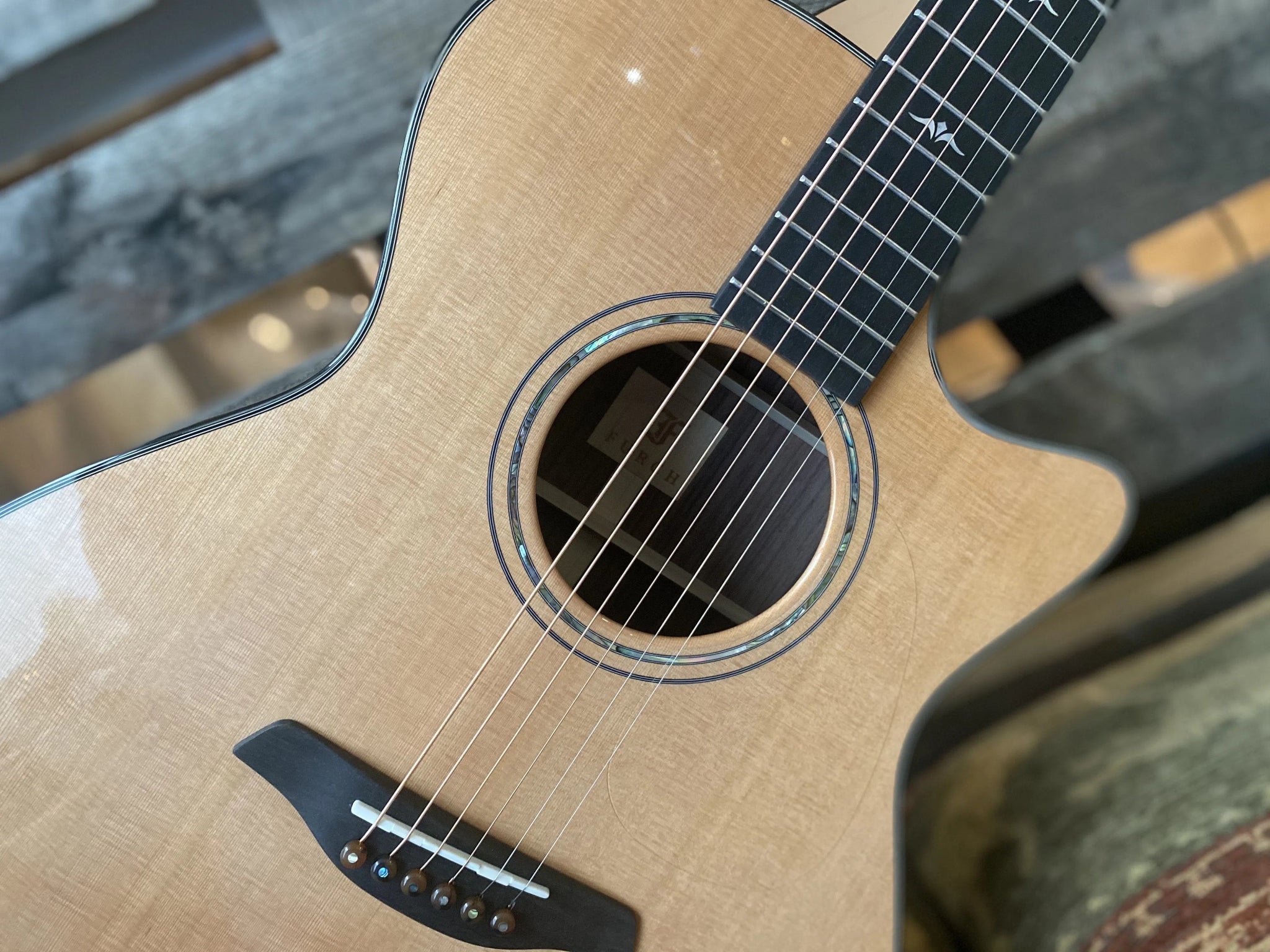 Furch Yellow Gc - CR Acoustic Guitar Including World Exclusive Inlays & Over £100 Of Added Value FREE (2025 CNR Active Upgrade Model) - Richards Guitars Of Stratford Upon Avon