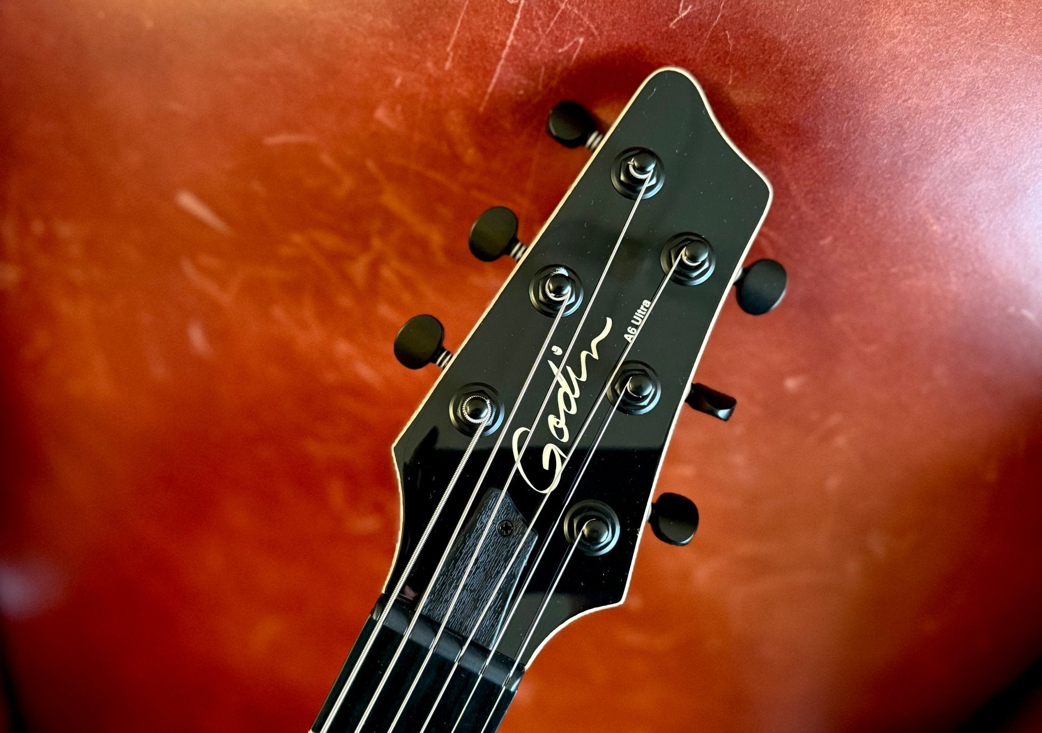 Godin A6 Ultra Deluxe Electic / Electro Acoustic Hybrid Guitar - Richards Guitars Of Stratford Upon Avon