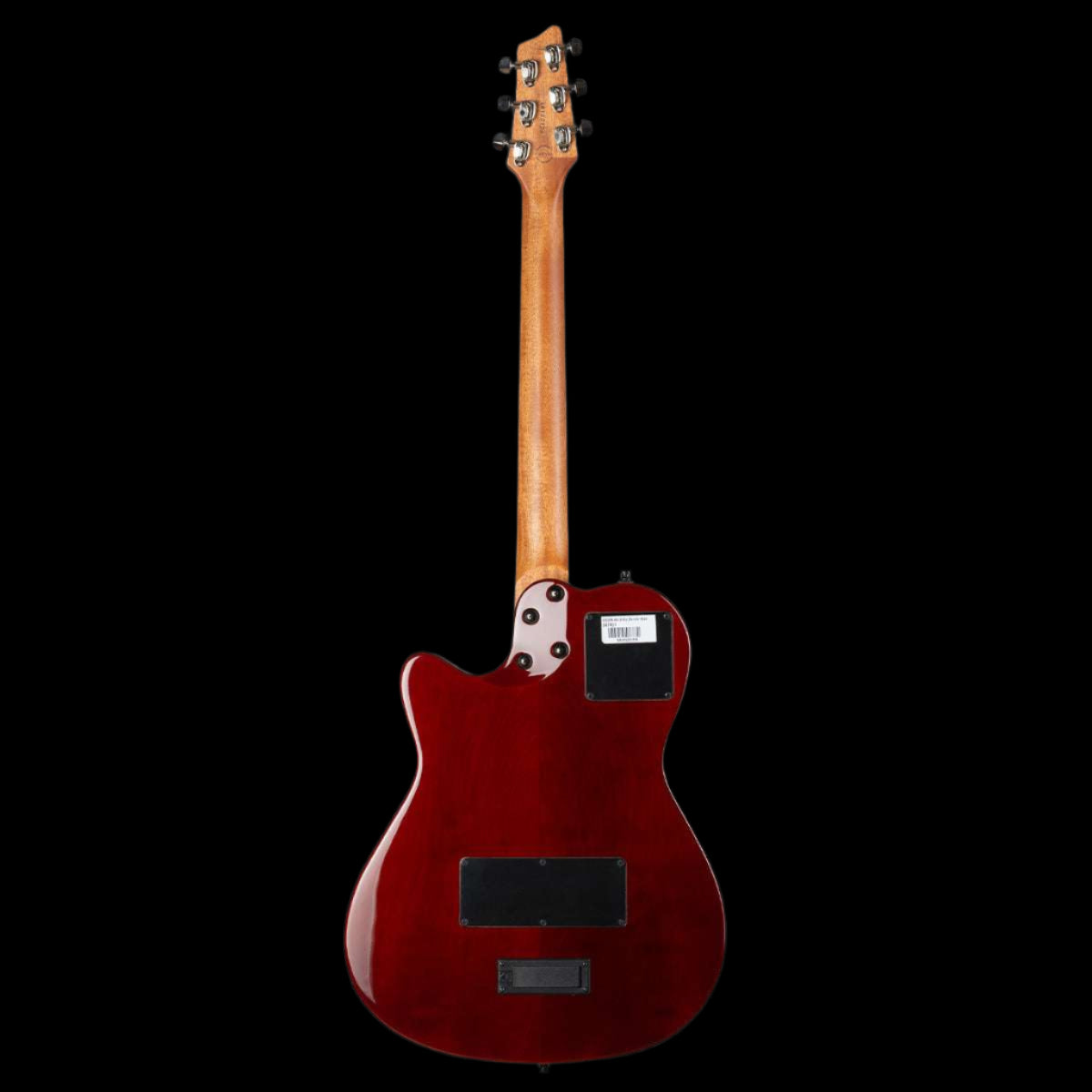 Godin A6 Ultra Electric Guitar ~ Denim Blue Flame - Richards Guitars Of Stratford Upon Avon