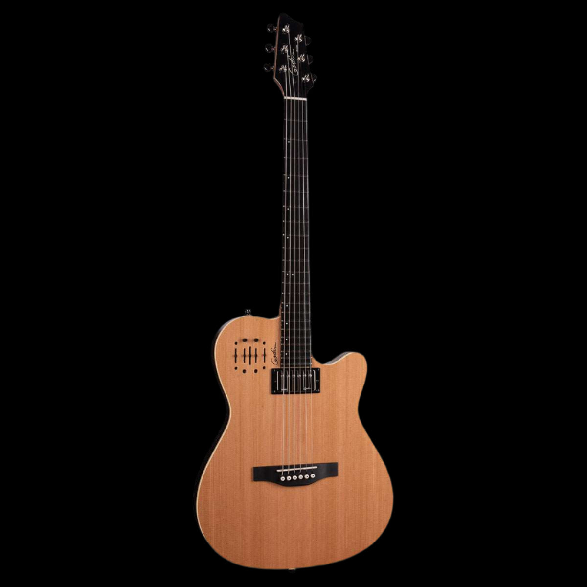 Godin A6 Ultra Electric Guitar ~ Natural SG - Richards Guitars Of Stratford Upon Avon