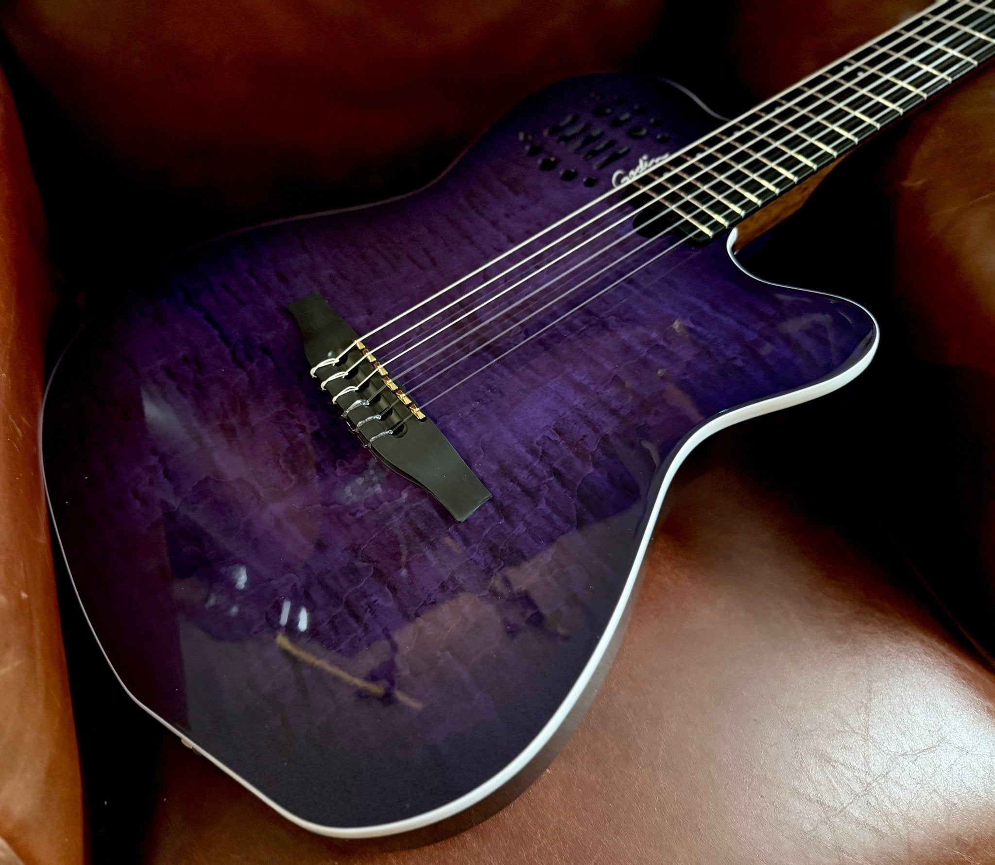 Godin ACS Nylon Steve Stevens Signature 25th Anniversary (Arriving June 2026) - Richards Guitars Of Stratford Upon Avon