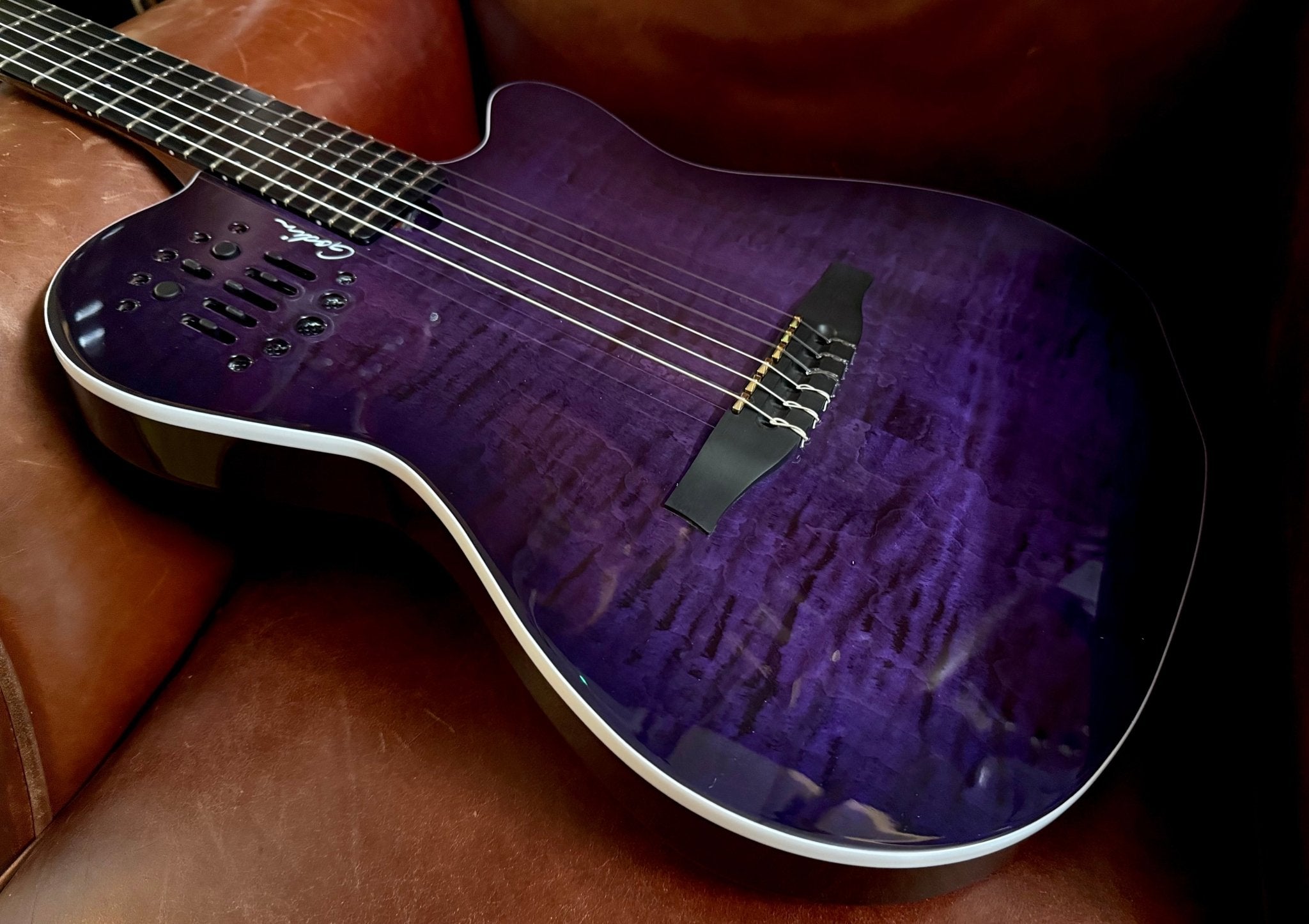 Godin ACS Nylon Steve Stevens Signature 25th Anniversary (Arriving June 2026) - Richards Guitars Of Stratford Upon Avon