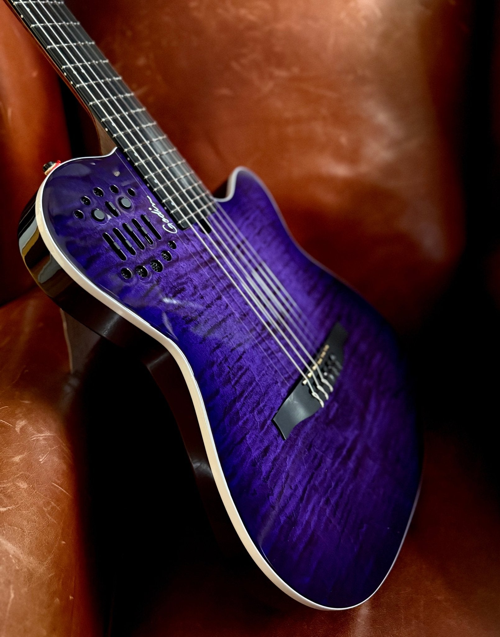 Godin ACS Nylon Steve Stevens Signature 25th Anniversary (Arriving June 2026) - Richards Guitars Of Stratford Upon Avon