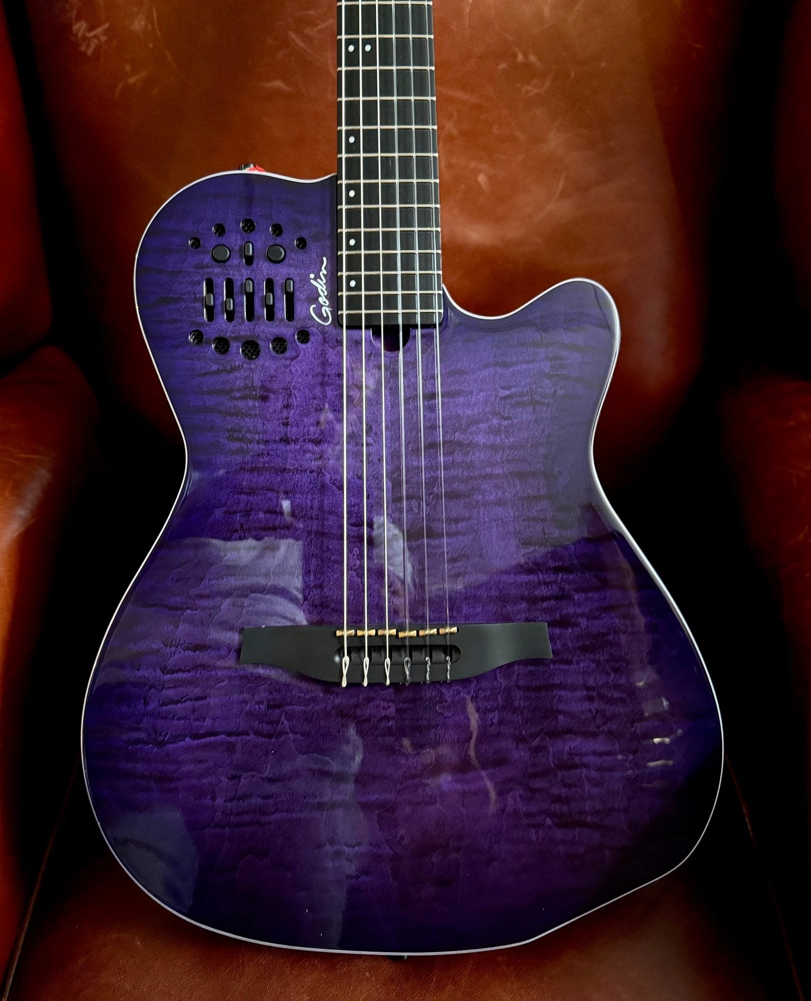 Godin ACS Nylon Steve Stevens Signature 25th Anniversary (Arriving June 2026) - Richards Guitars Of Stratford Upon Avon