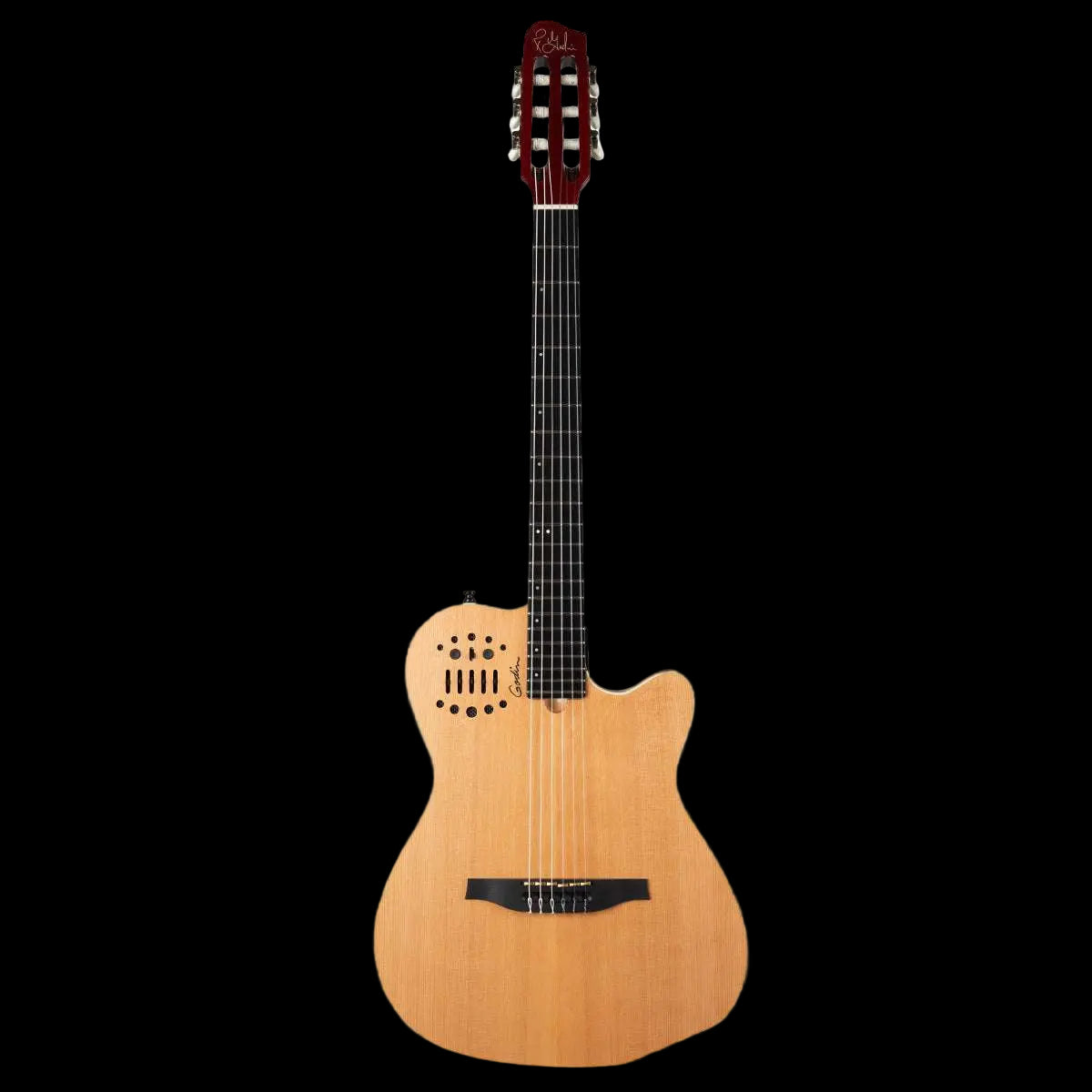 Godin ACS Slim Nylon 2 Voice Guitar Cedar Natural SG