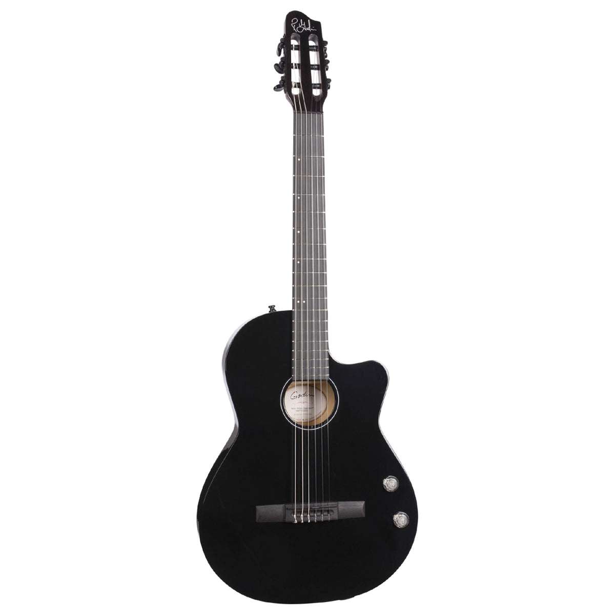 Godin Arena Pro Cutaway Bourbon Burst Nylon String Electro Guitar ~ Onyx Black with EQ - Richards Guitars Of Stratford Upon Avon