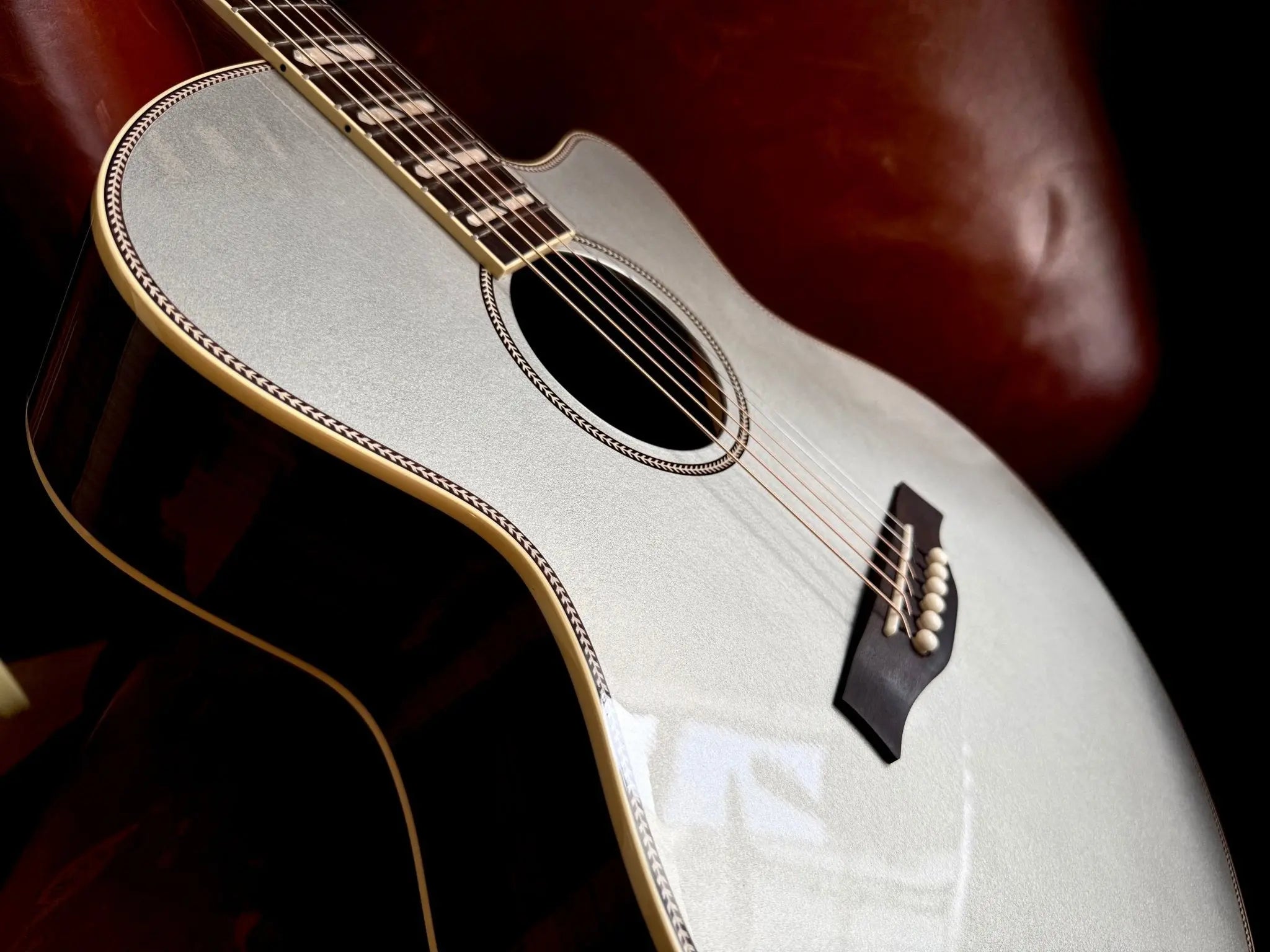 Buy Godin Connaisseur MJ RW Satina Silver Electro Acoustic Guitar 