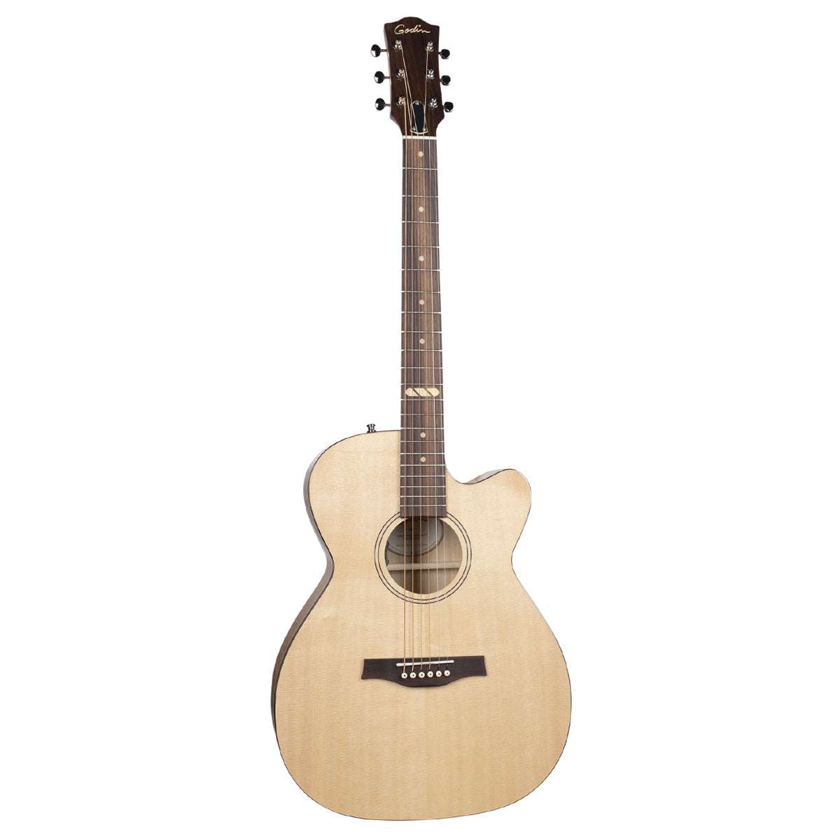 Godin Fairmount CW Electro - Acoustic Guitar ~ Flame Maple - Richards Guitars Of Stratford Upon Avon