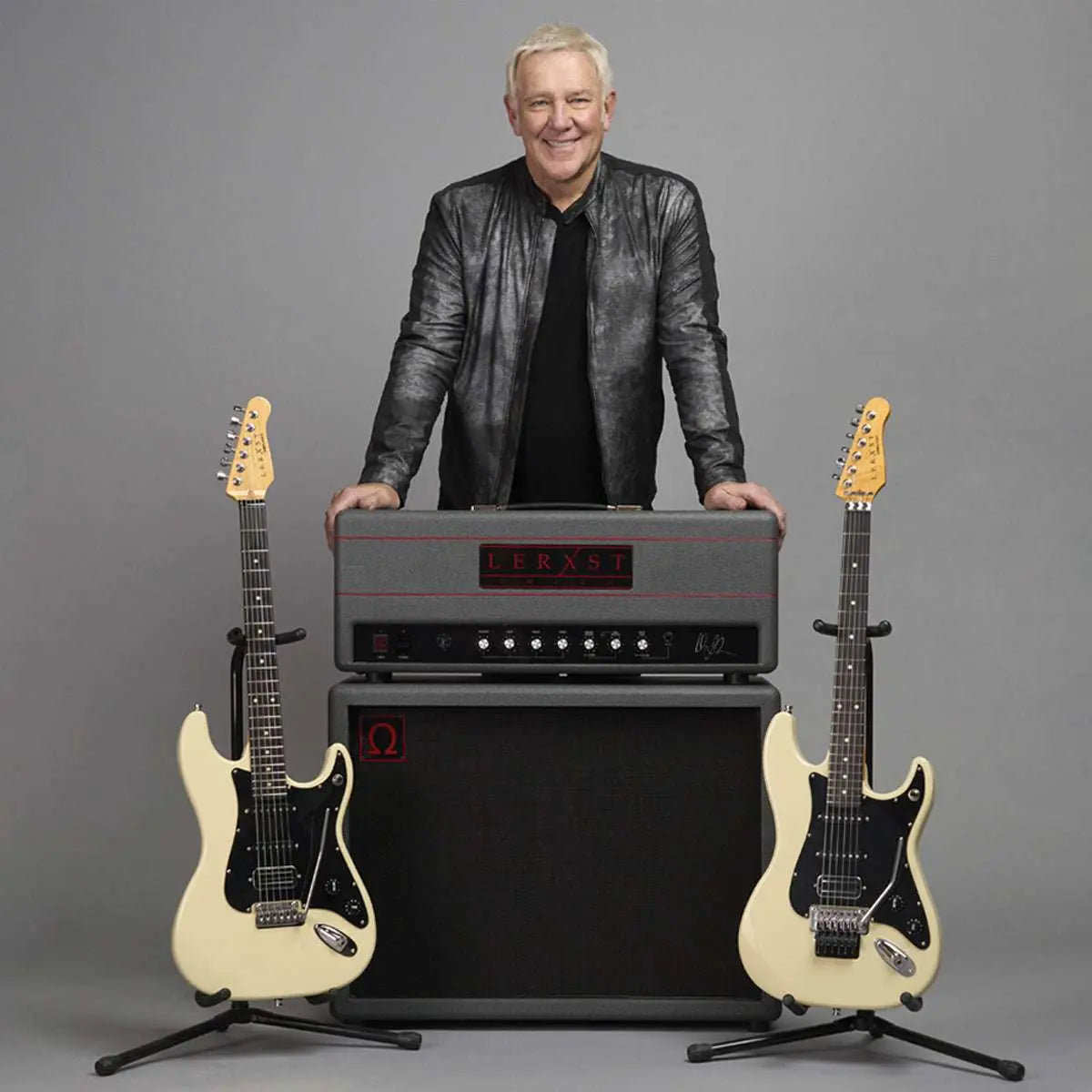 Godin Lerxst Electric Guitar Limelight Cream with Vega Trem and Case