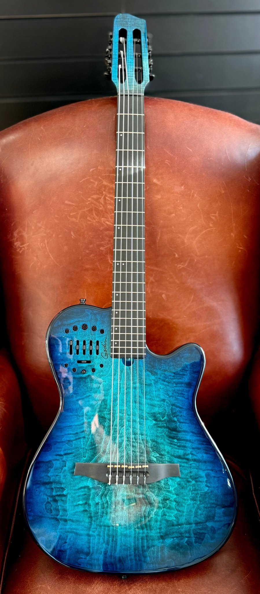 Godin Multiac Nylon Oceanburst LTD - Richards Guitars Of Stratford Upon Avon