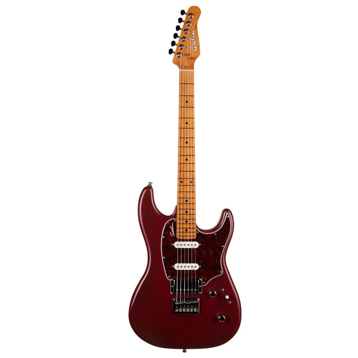 Godin Session HT Electric Guitar ~ Aztek Red MN - Richards Guitars Of Stratford Upon Avon