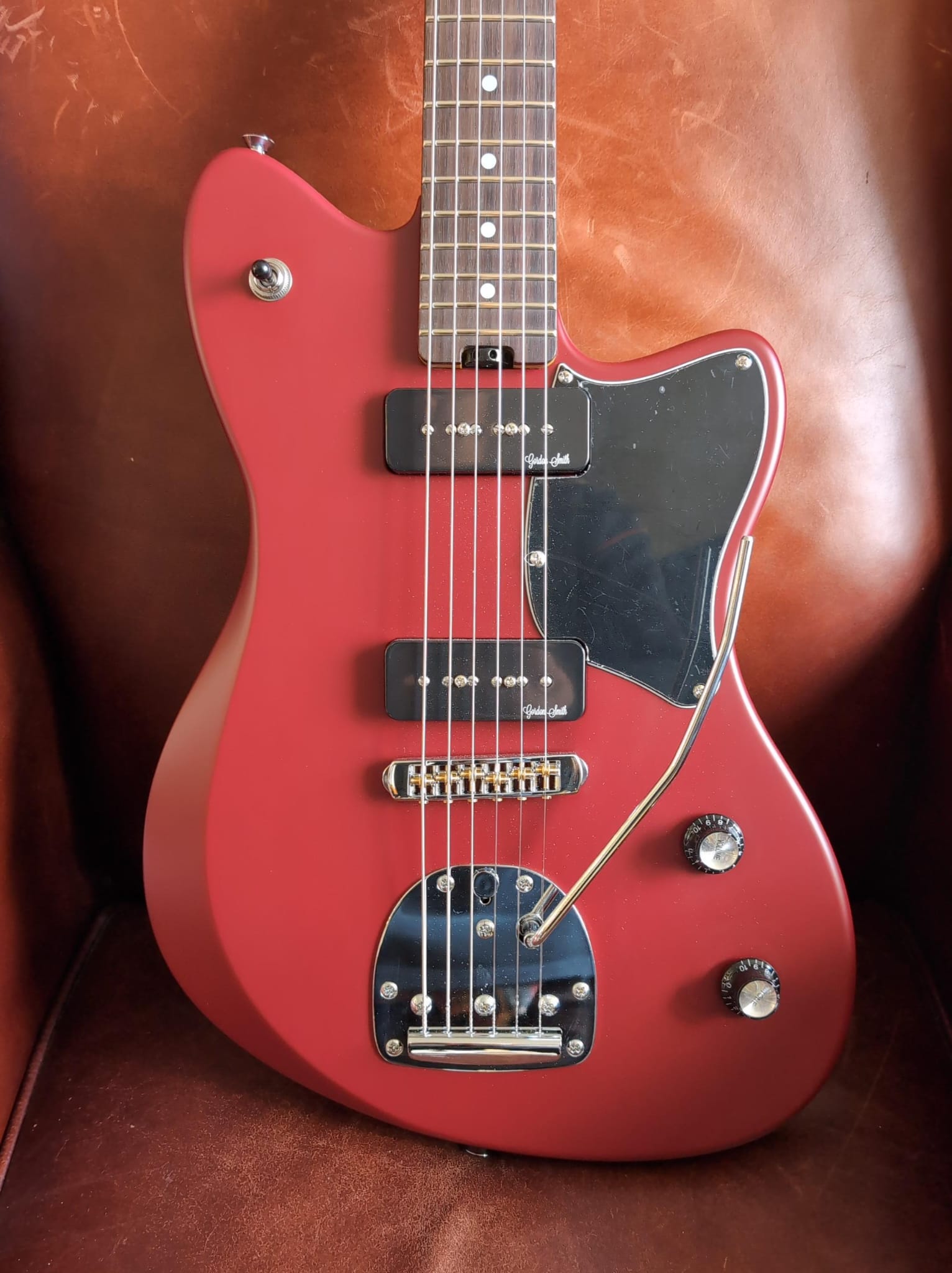 Gordon Smith Gatsby Poppy Red Electric Guitar - Richards Guitars Of Stratford Upon Avon