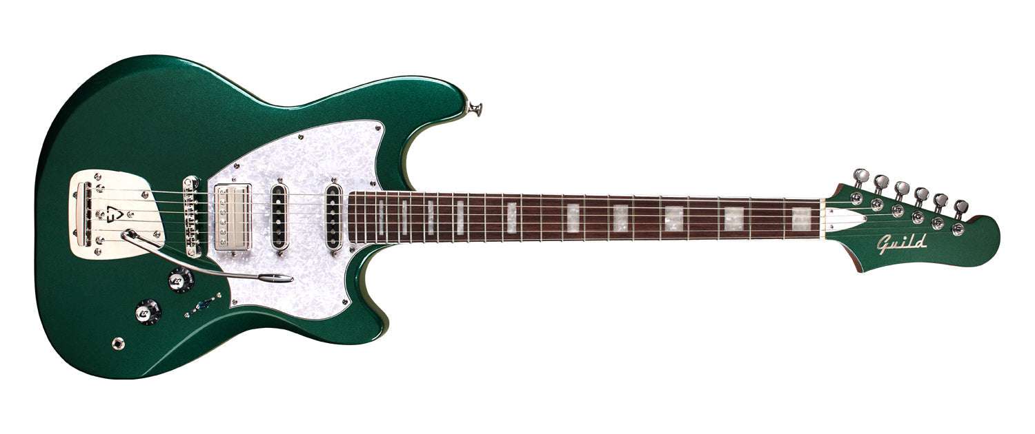 Guild SURFLINER DELUXE Evergreen Metallic - NEW 2023 - Richards Guitars Of Stratford Upon Avon