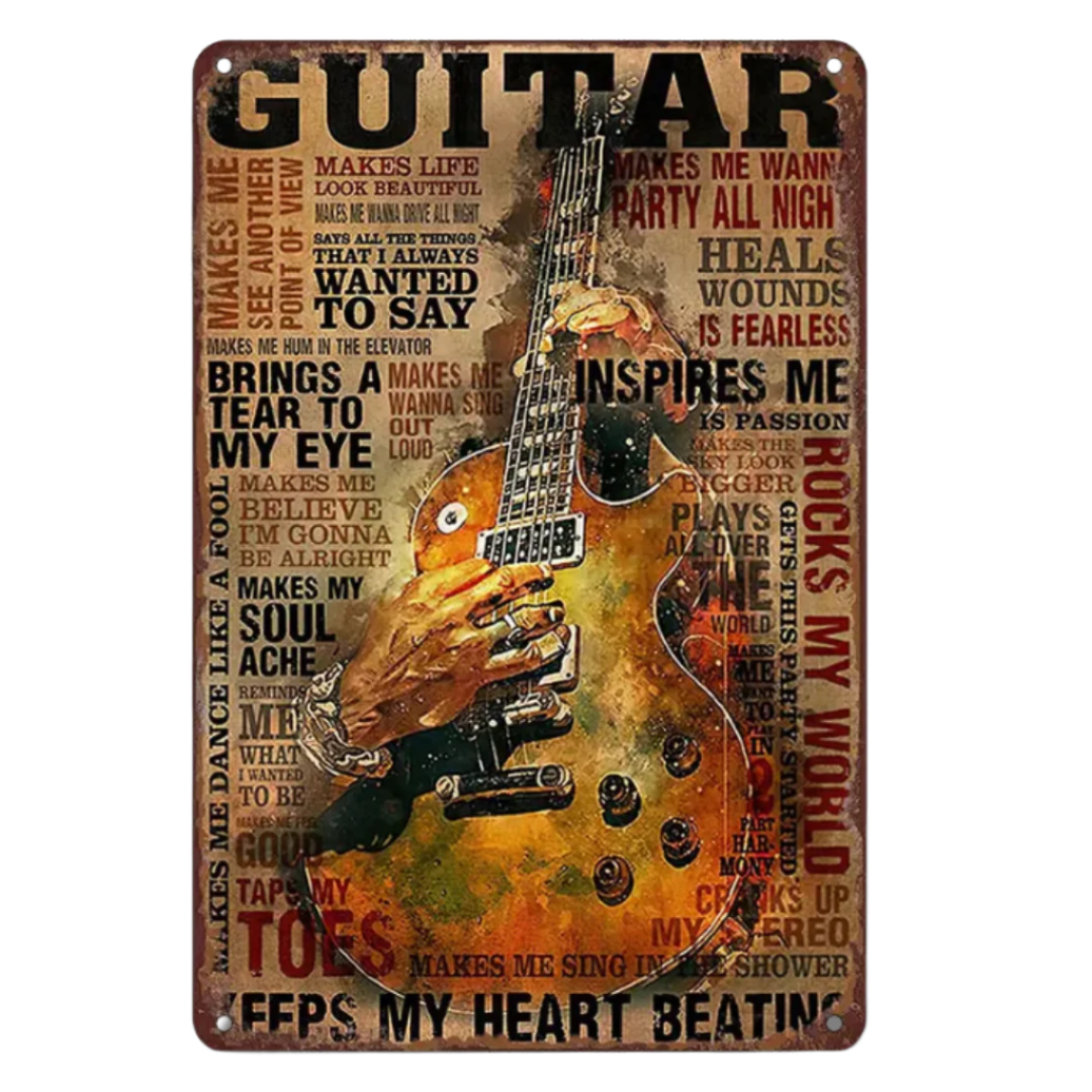 Guitar Wall Art " Inspiration", Accessory for sale at Richards Guitars.